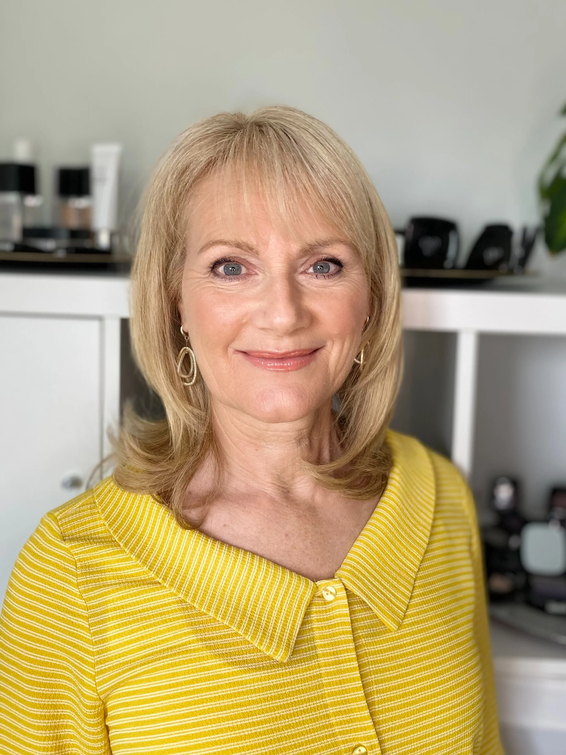 Sally Deung, make-up artist and teacher, in her Guildford studio