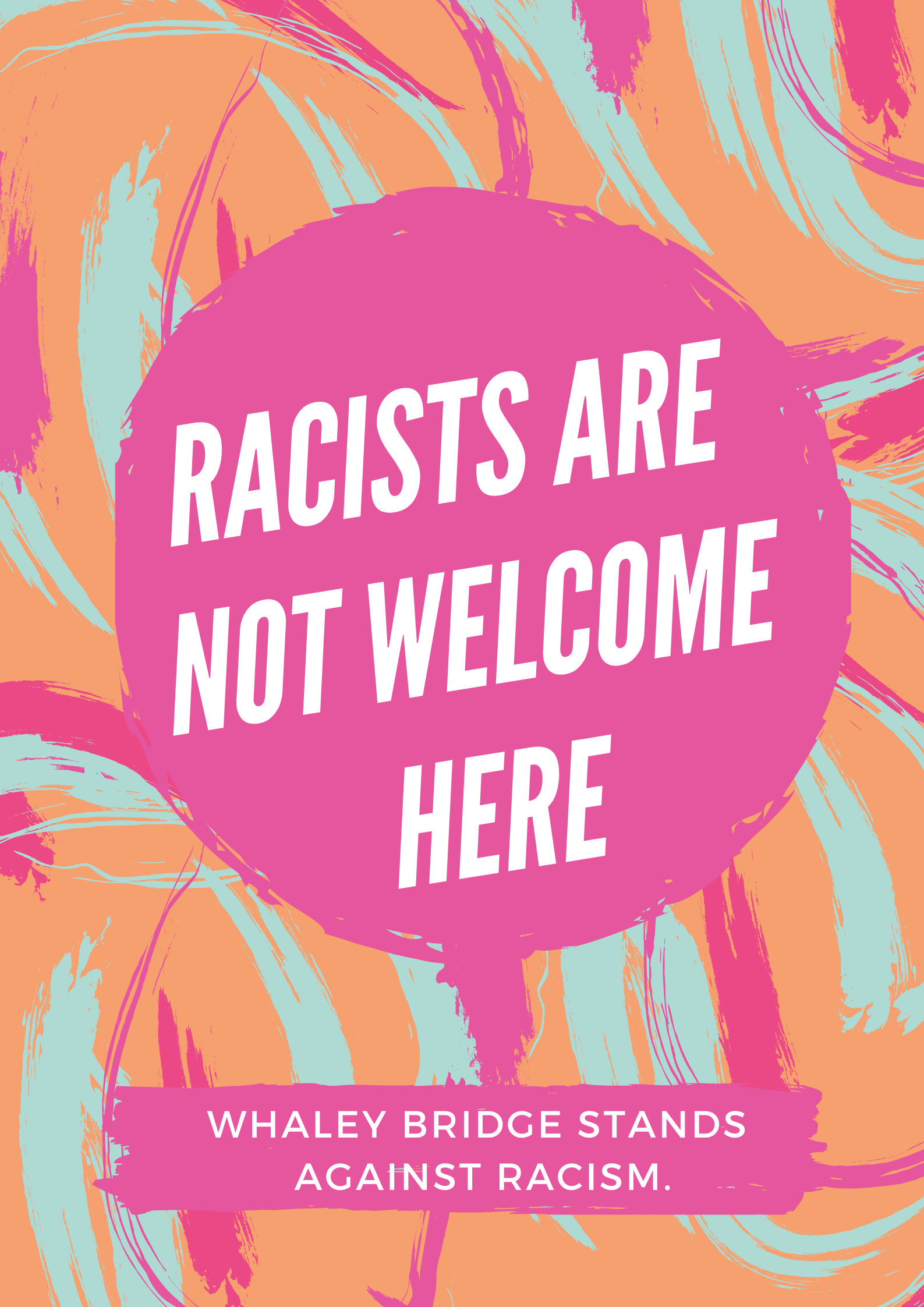 Whaley Bridge Anti-Racism Campaign Posters