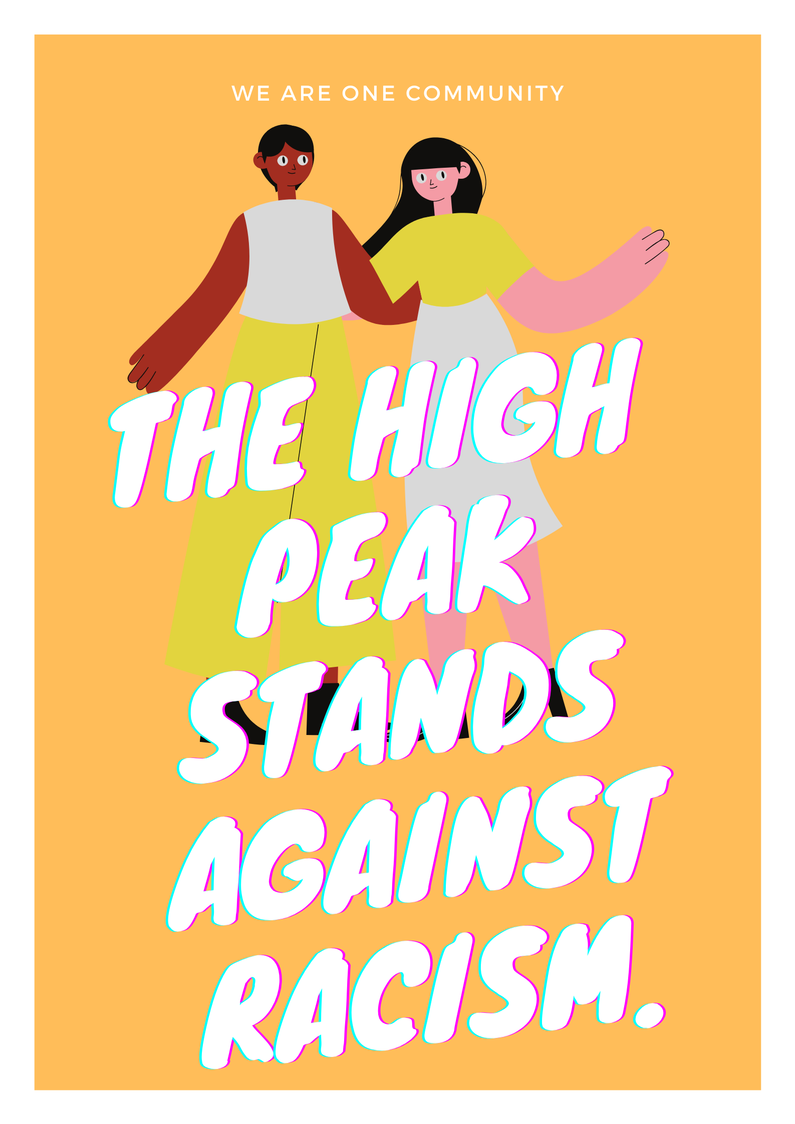 High Peak Anti-Racism Campaign Posters