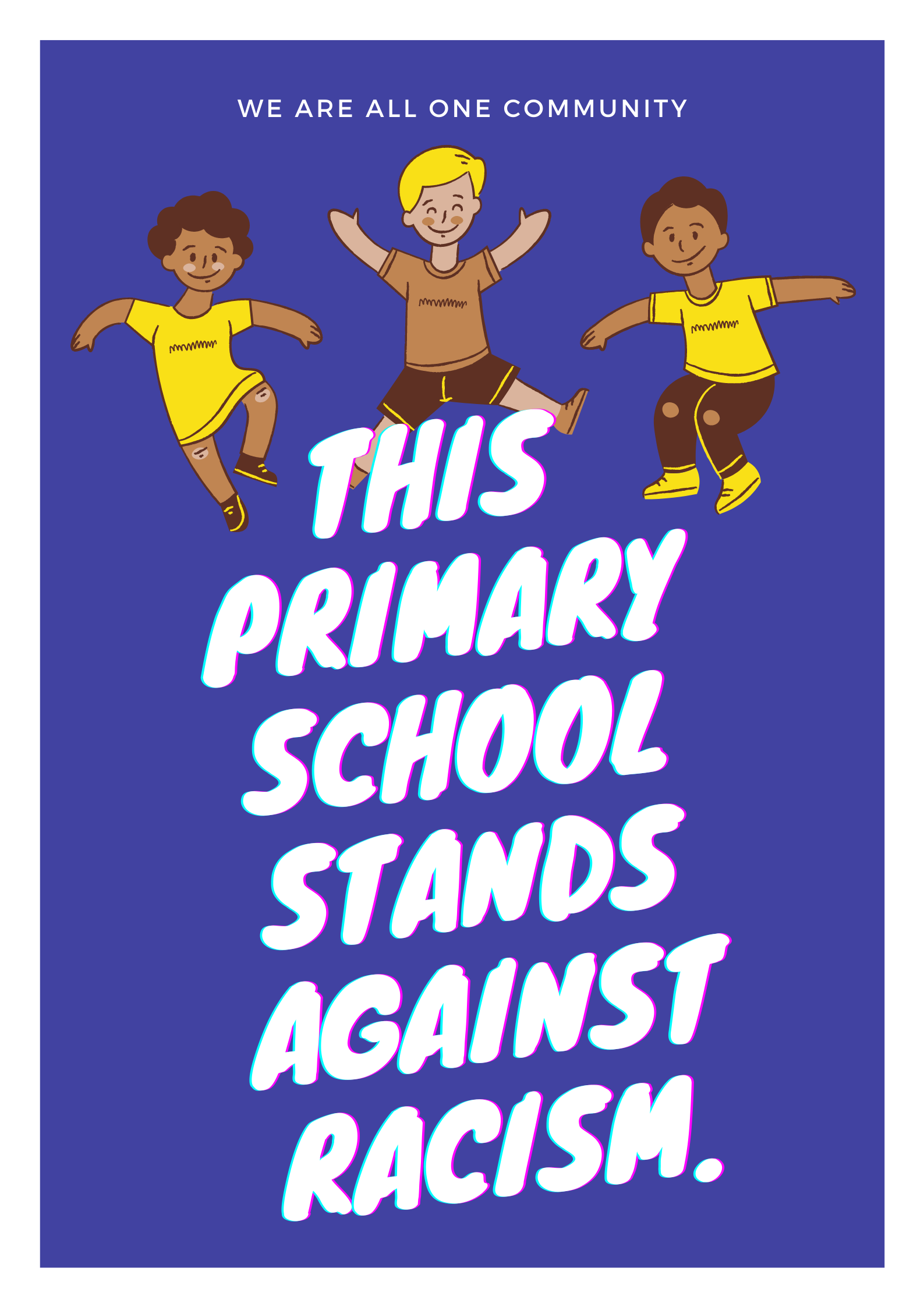 Anti-Racism Campaign Posters for Schools
