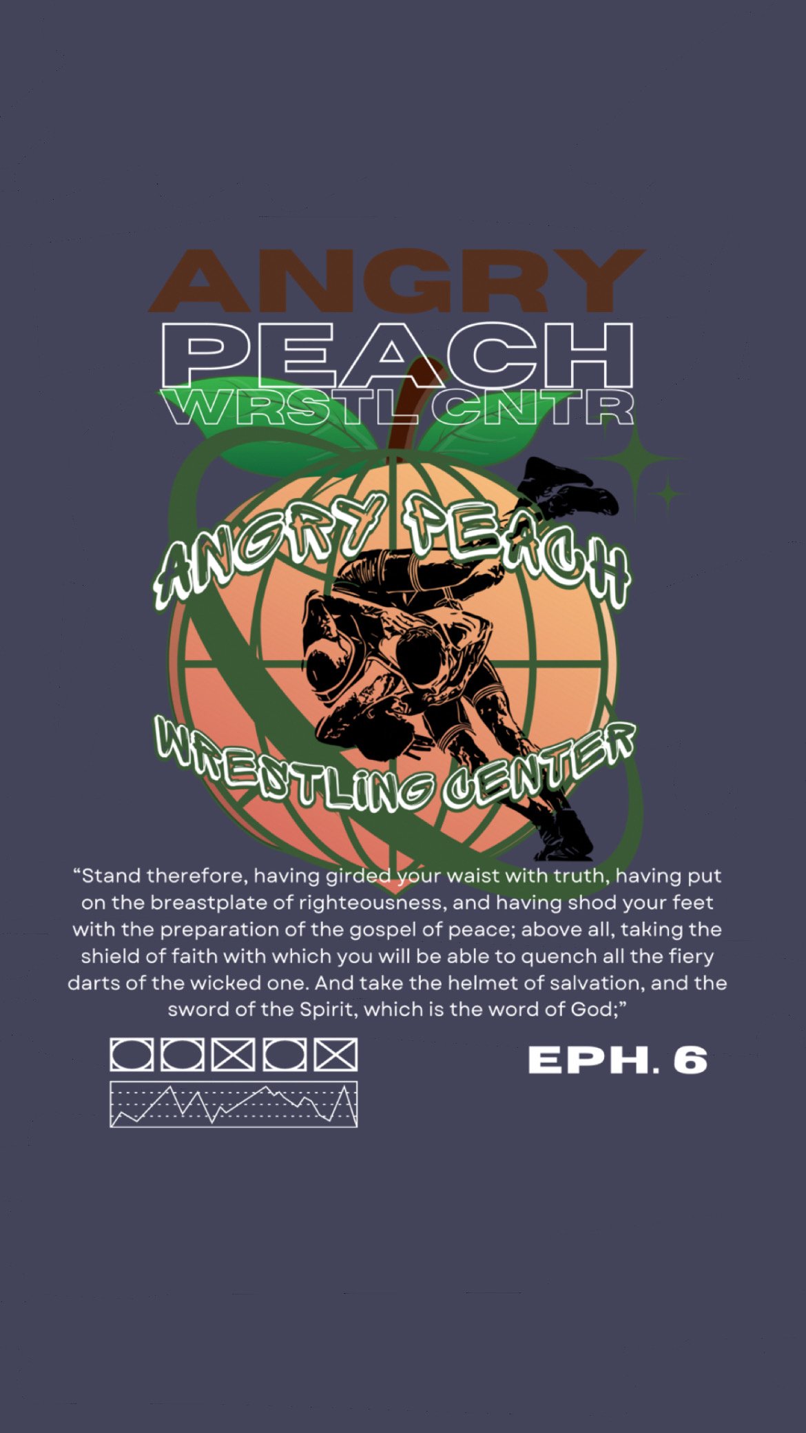 Angry Peach Armor Tee