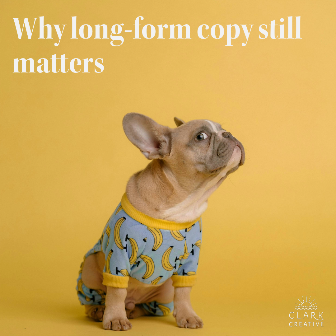 Why long form copy still matters