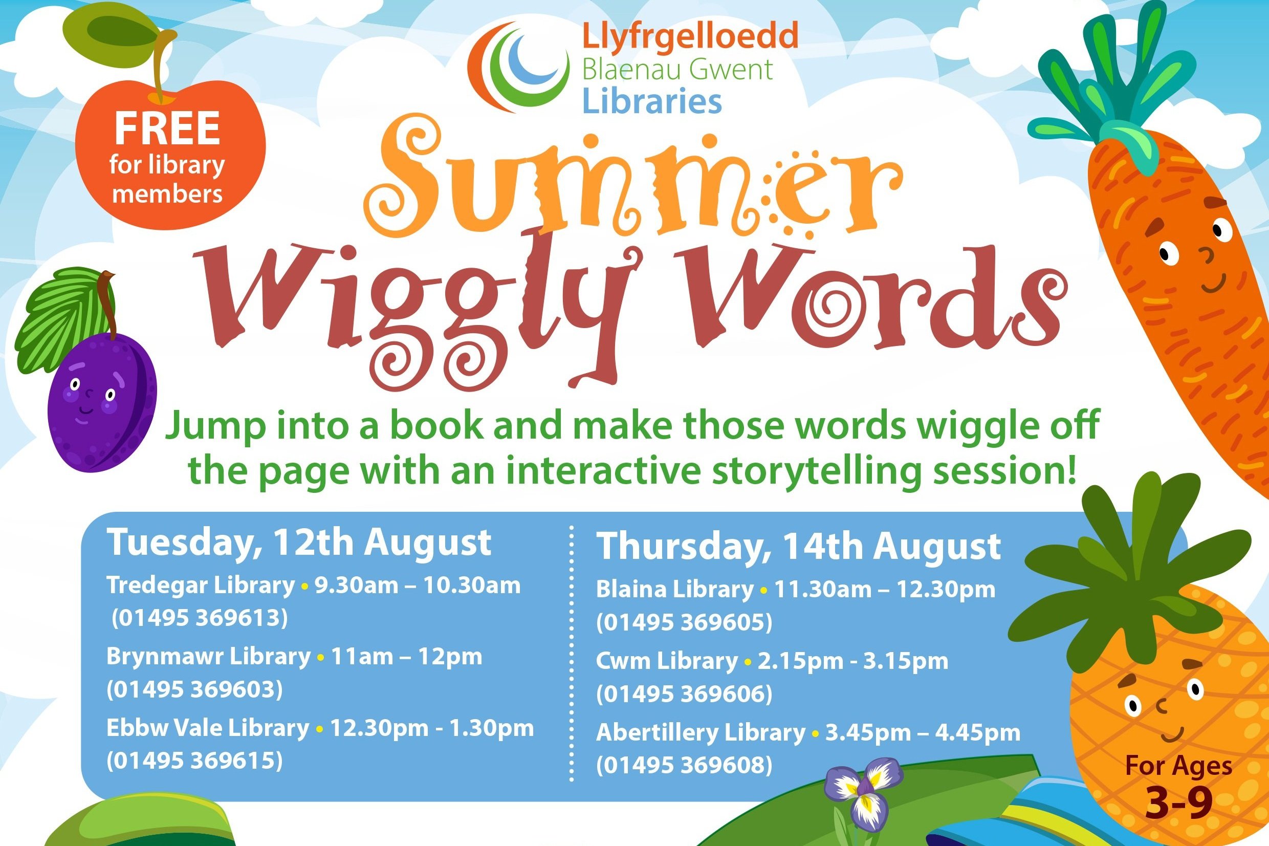 Summer Wiggly Words - Tredegar