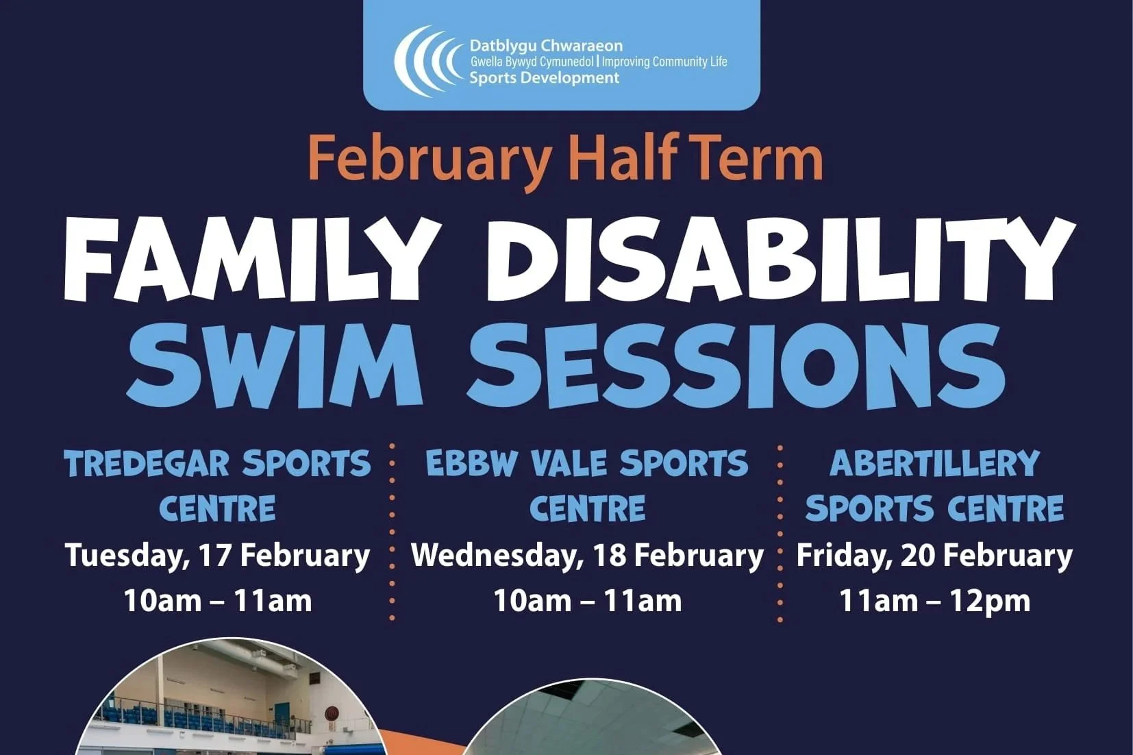 Tredegar Family Disability Swim Session