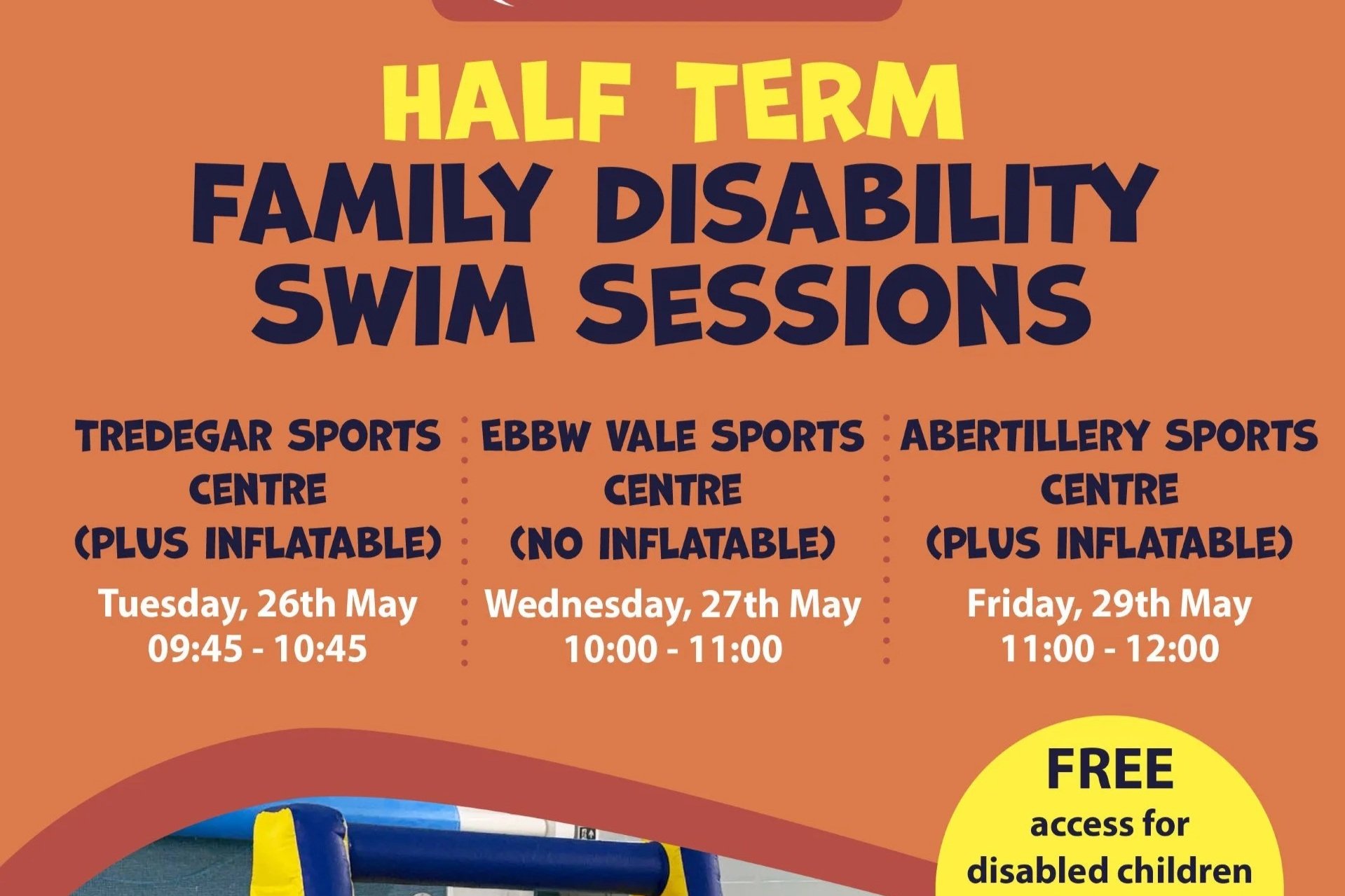Tredegar Disability Family Swim
