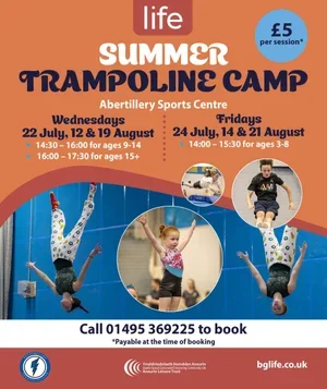 Abertillery Sports Centre: Trampoline Club