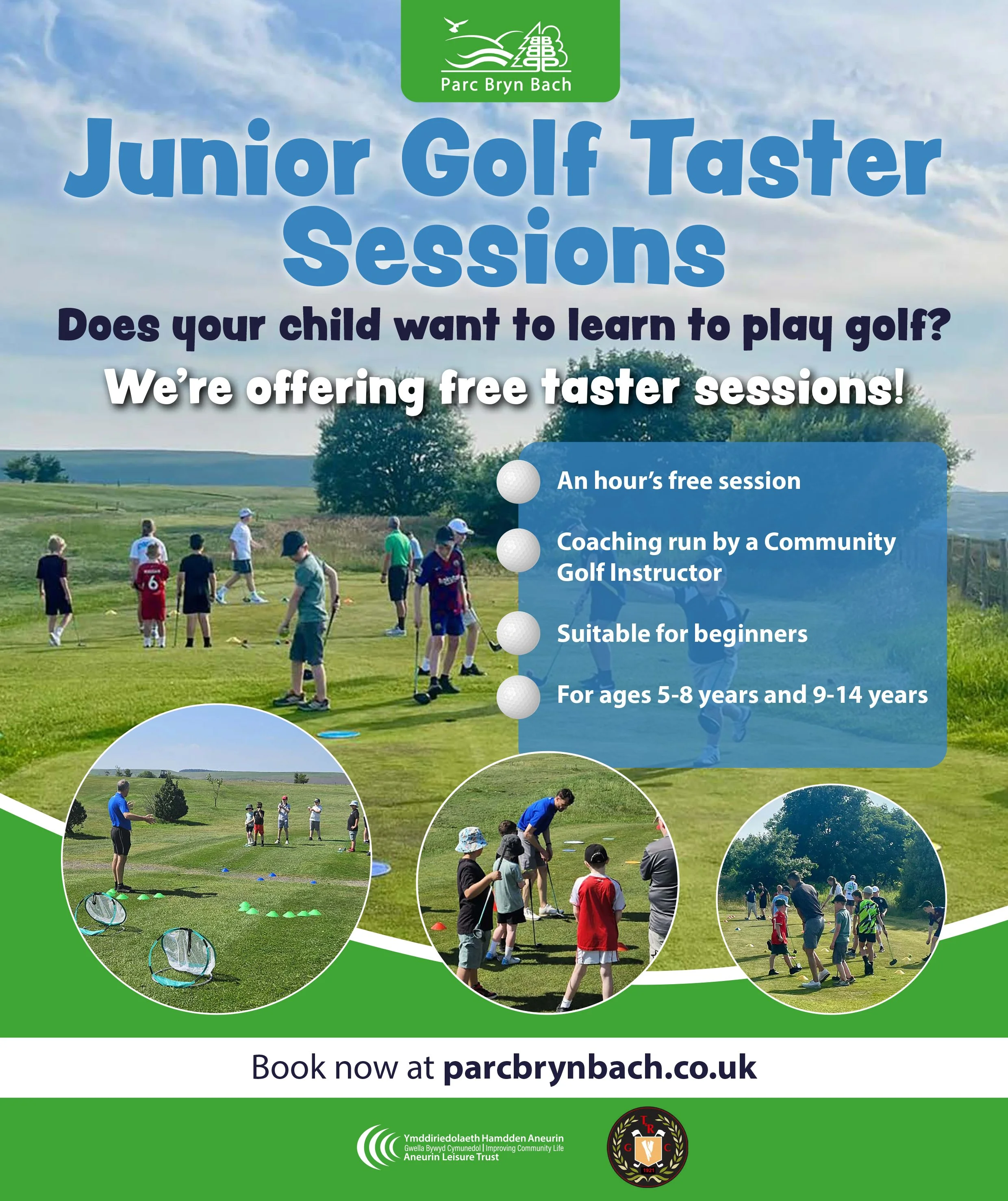 Free Junior Golf Taster Session - 5-8 Years