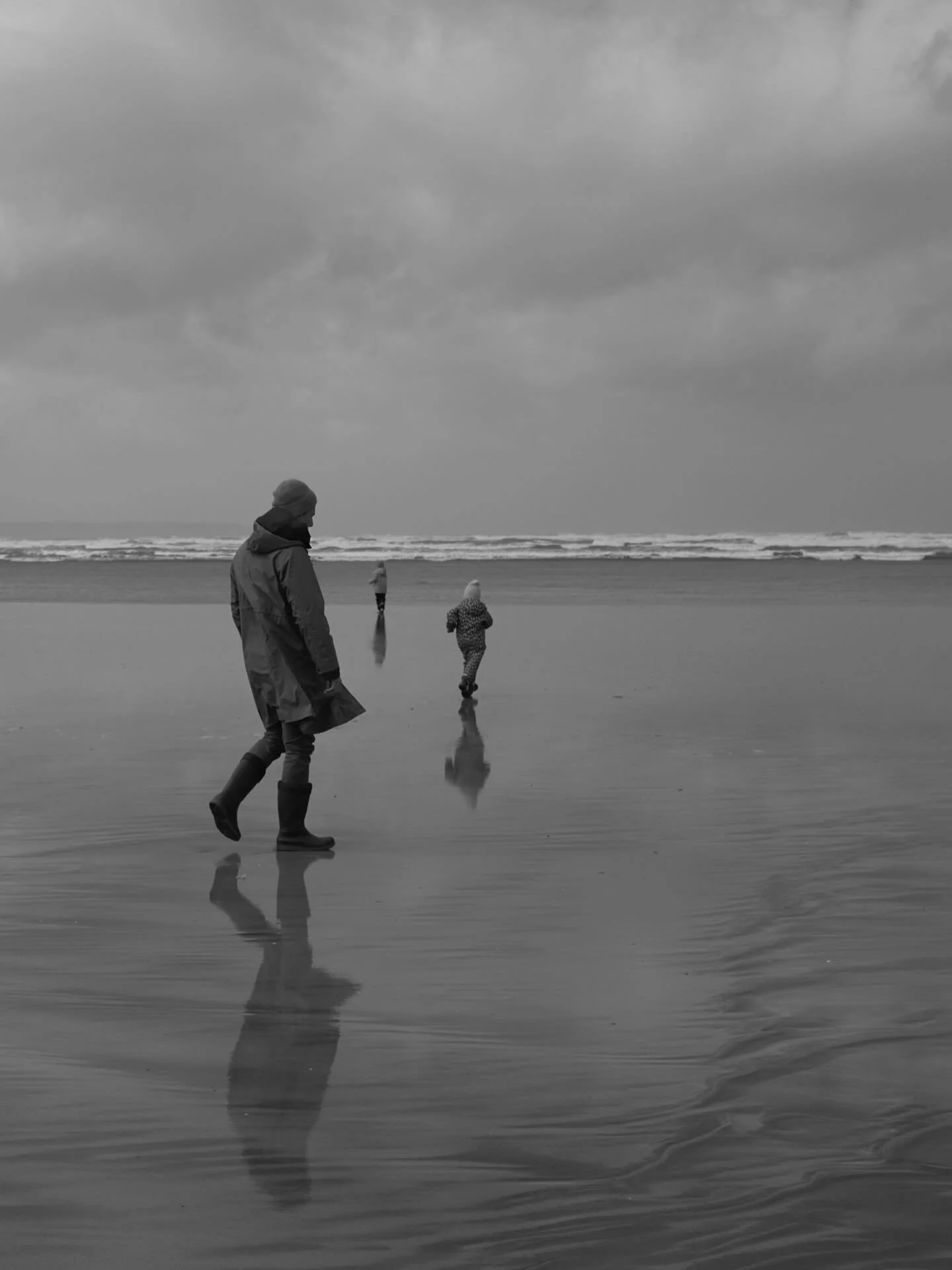We love winter beach walks