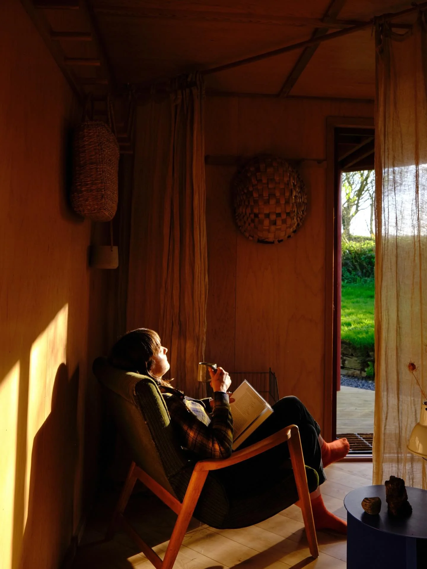 Ania daydreaming at the cabin 

Captured by @olaosmit mastermind behind @table_magazine 

Read about idea of practice &amp; thinking behind Praktyka in recent issue of @table_magazine