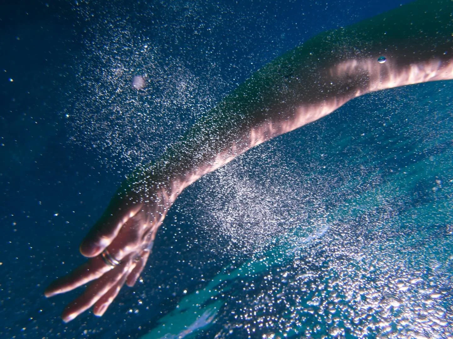 I live for water.
I grew up by the rivers and lakes.
Until 8 years ago I never lived by the ocean.
Its vastness is another level of mad, ephemeral, eternal beauty.
I&rsquo;m happiest submerged in water, losing myself in the flow of movement and densi