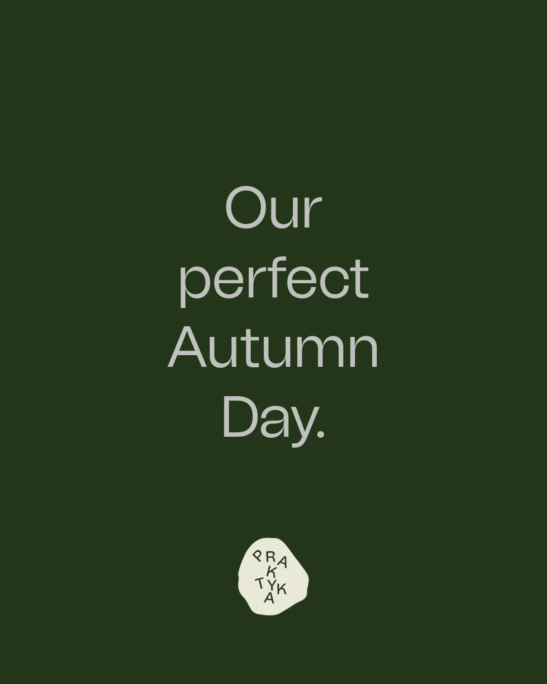 A perfect autumn day for us, looks a bit like this. Come and visit us if you are into this sort of thing? 

You can choose from our barn, done or cabin.

We invite you to slow down, unplug and let nature fire up your imagination. 

#praktyka #northde