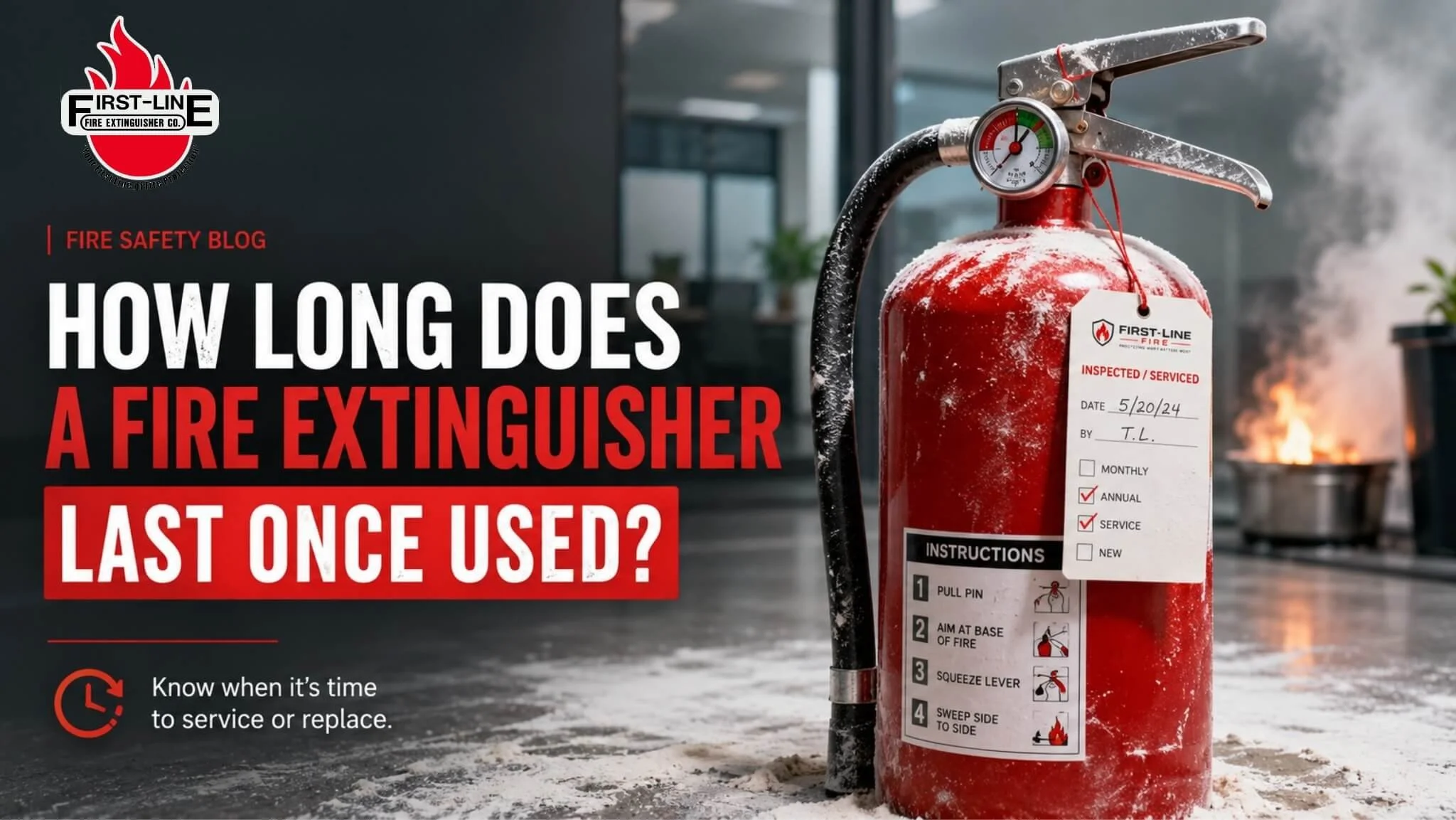How Long Does a Fire Extinguisher Last Once Used?