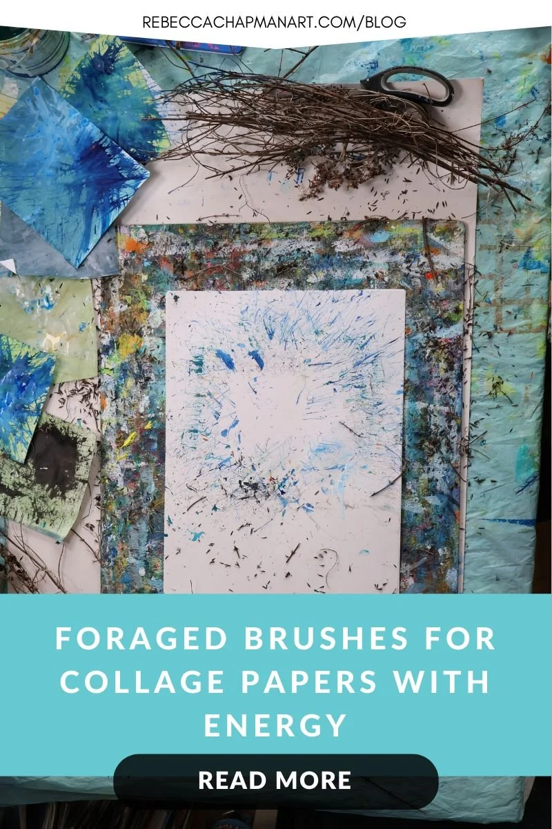                 
  
    If you’ve been following along recently, you’ll know I’ve been making lots of collage papers inspired by a winter colour palette. That palette came from a December visit to our allotment garden.   In an earlier video, I shared