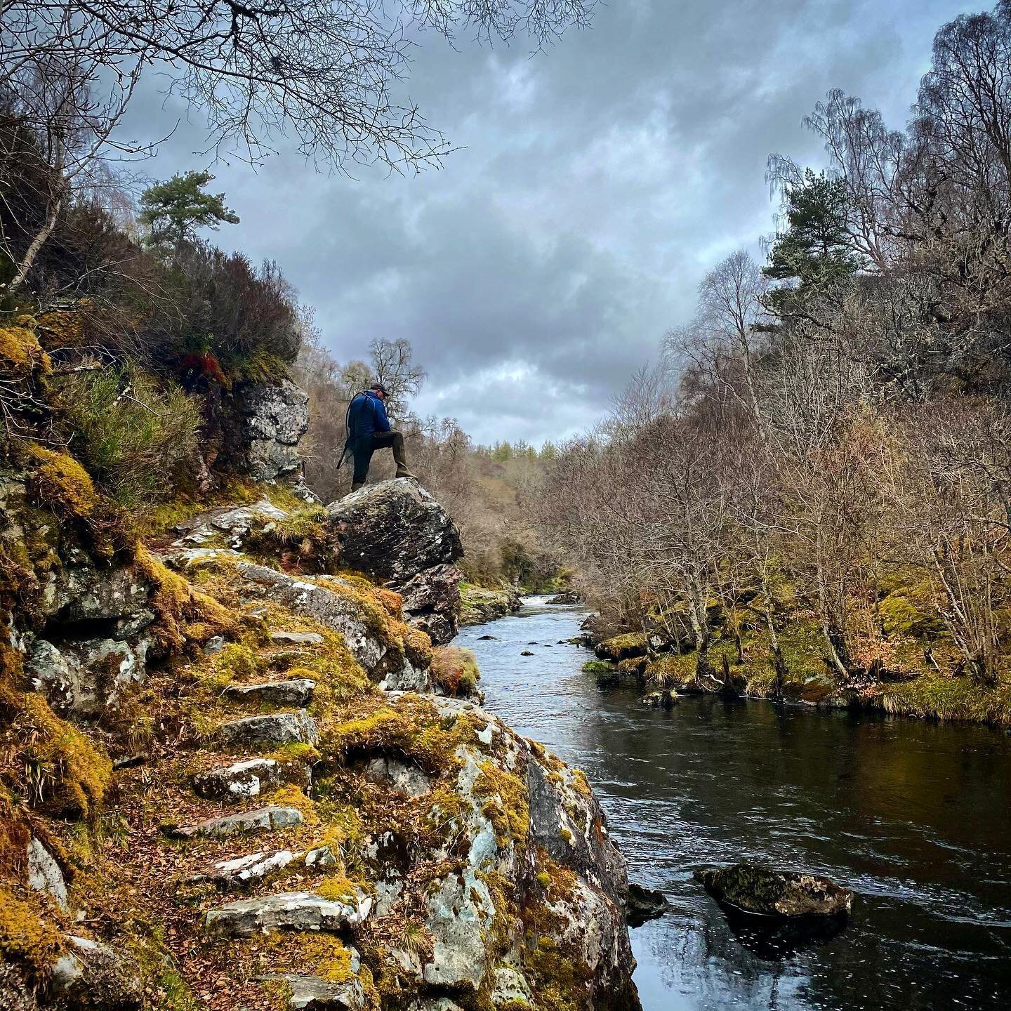 The highland ghillie surveying his water....

#river #fishing #highlands #rivershin #shinfalls #salmon #salmonfishing #atlanticsalmon #thetugisthedrug #reiver #reivertravel #legendaryjourneys