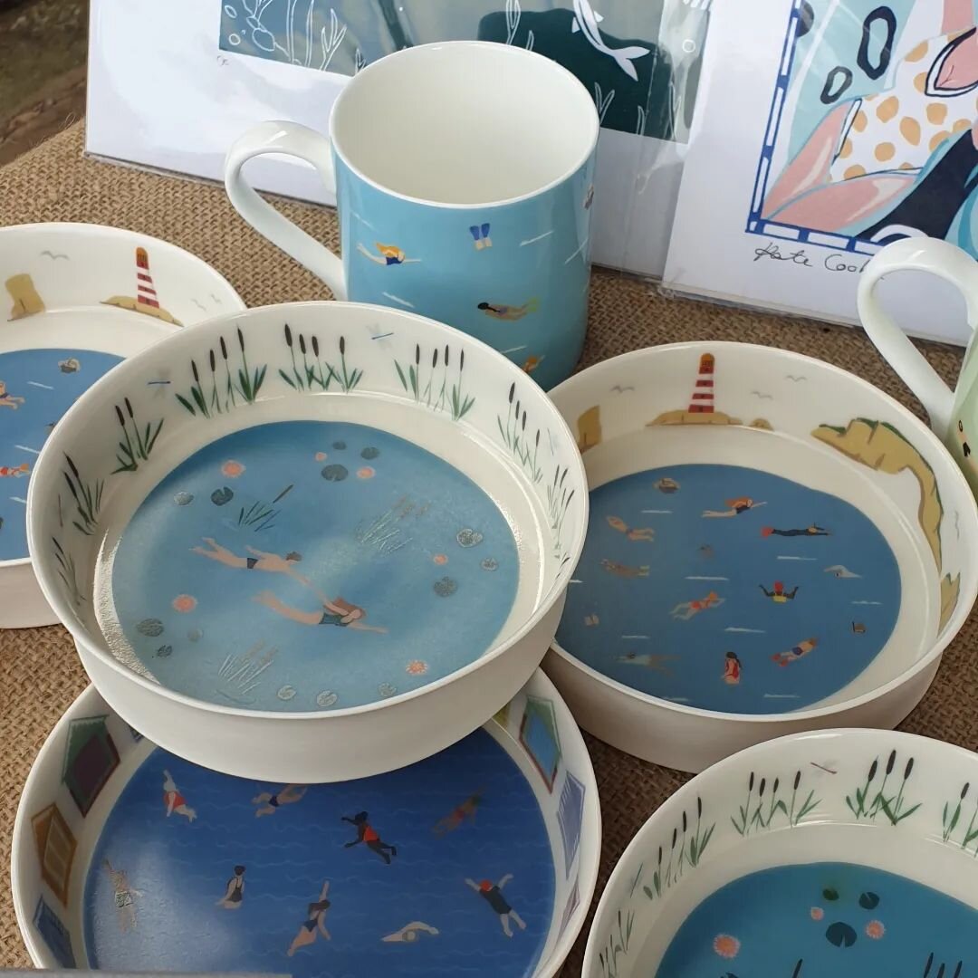 Perfect stall for wild swimmers 🏊&zwj;♂️ with @swimseaandstream at Wild Herb @fieldkitchenholt's summer Artisan Food &amp; Craft Market. 

Come and take a look. Open until 3.30pm today