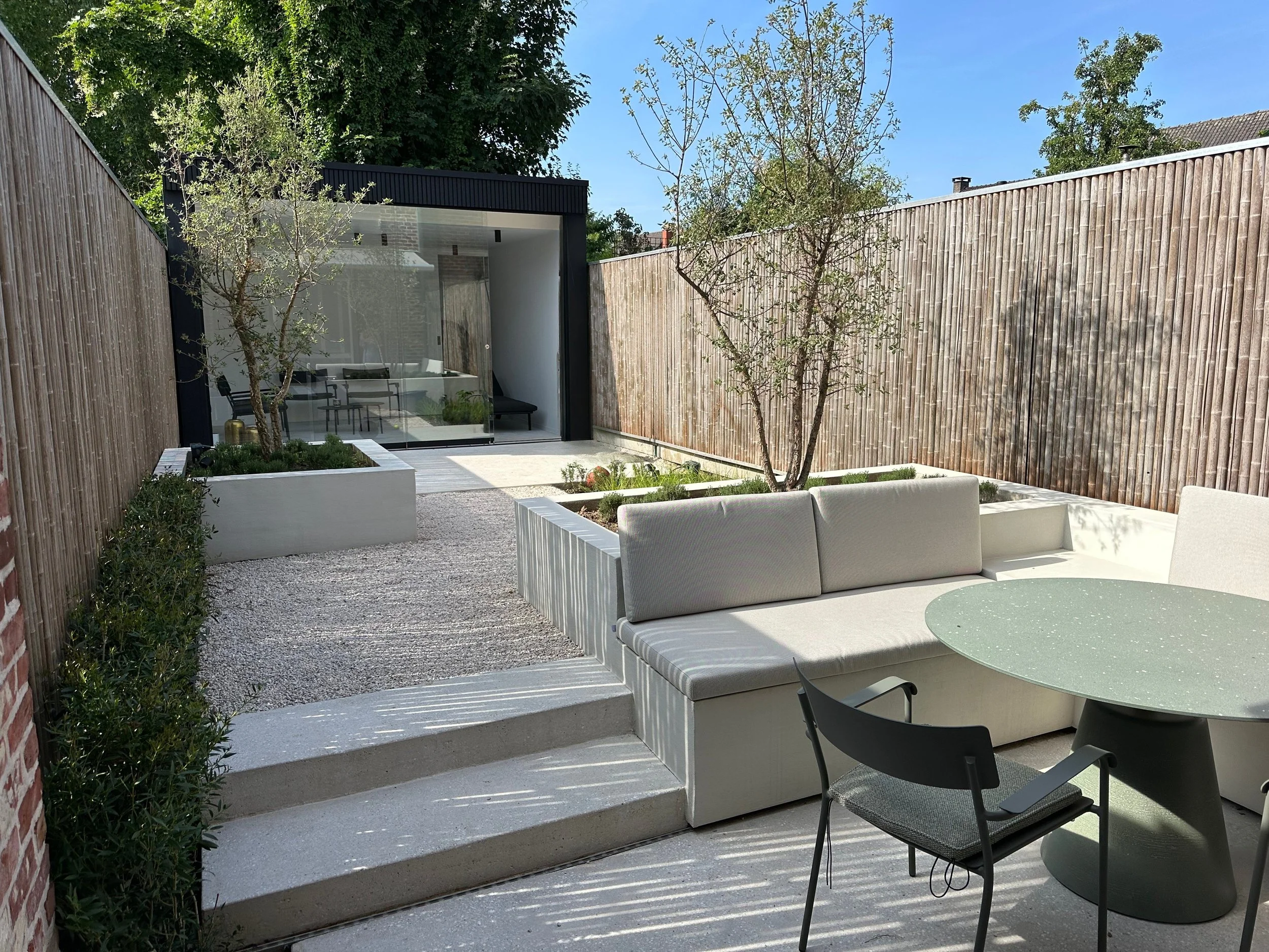 mediterraanse stadstuin te Roeselare tuinarchitect Sébastien Decock