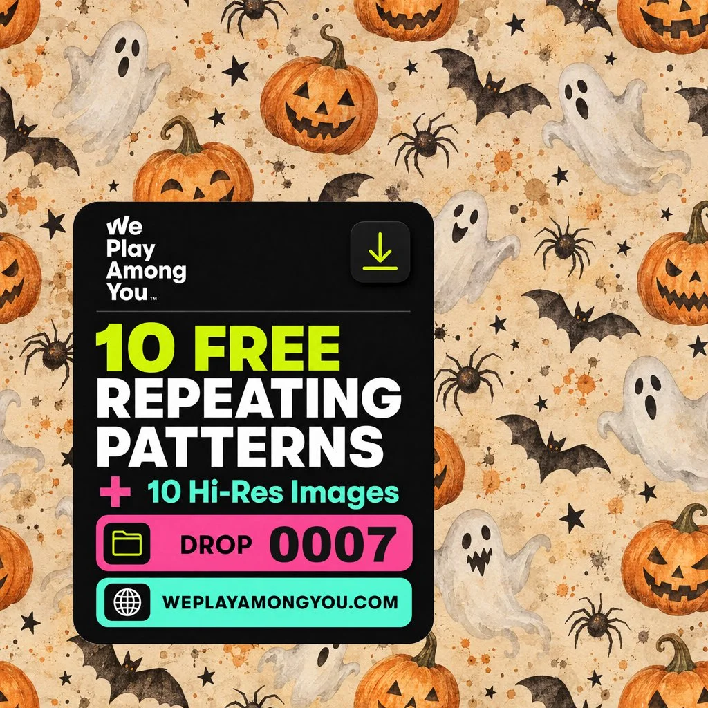 WPAY DROP0007- Seamless Halloween Patterns