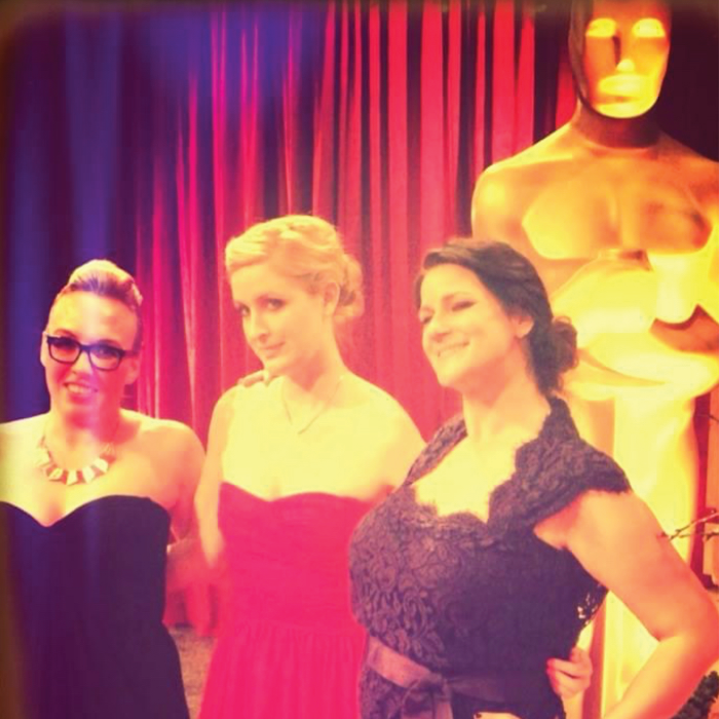 On the Red Carpet at the Oscars 