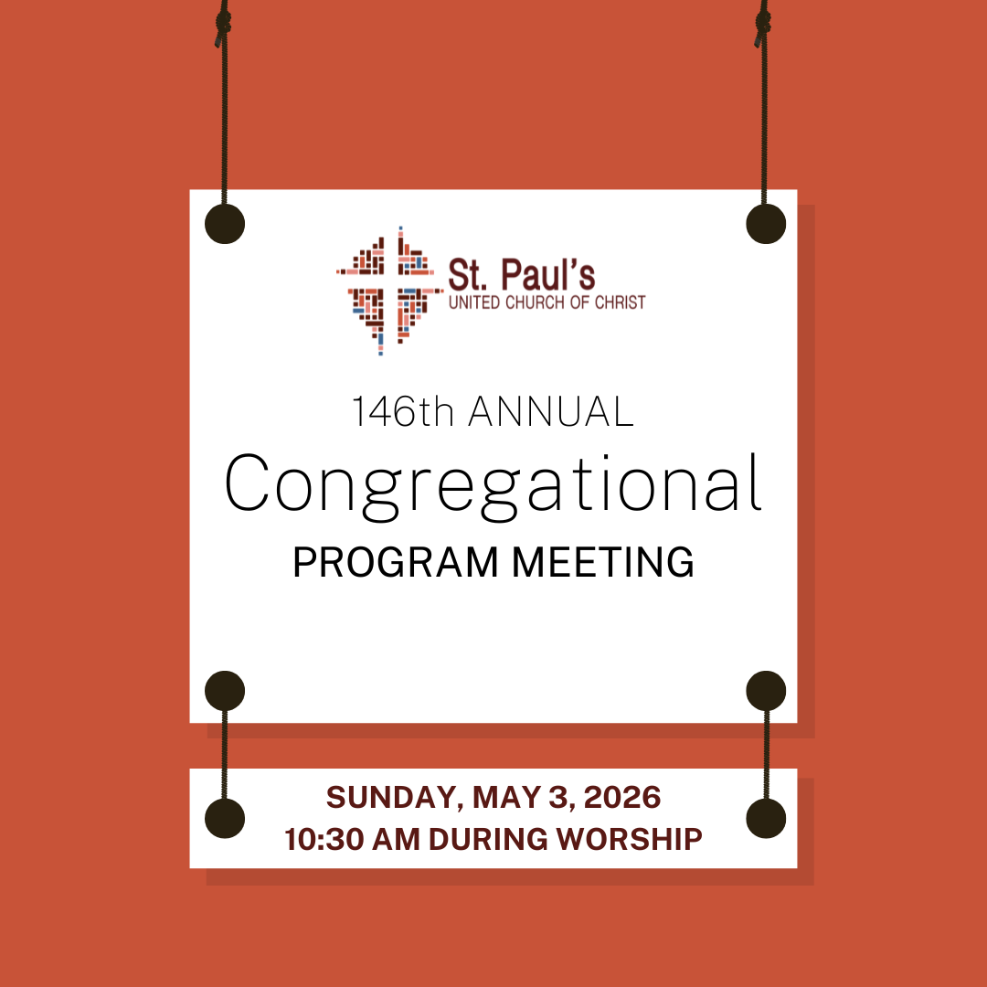 146th Annual Congregational Program Meeting