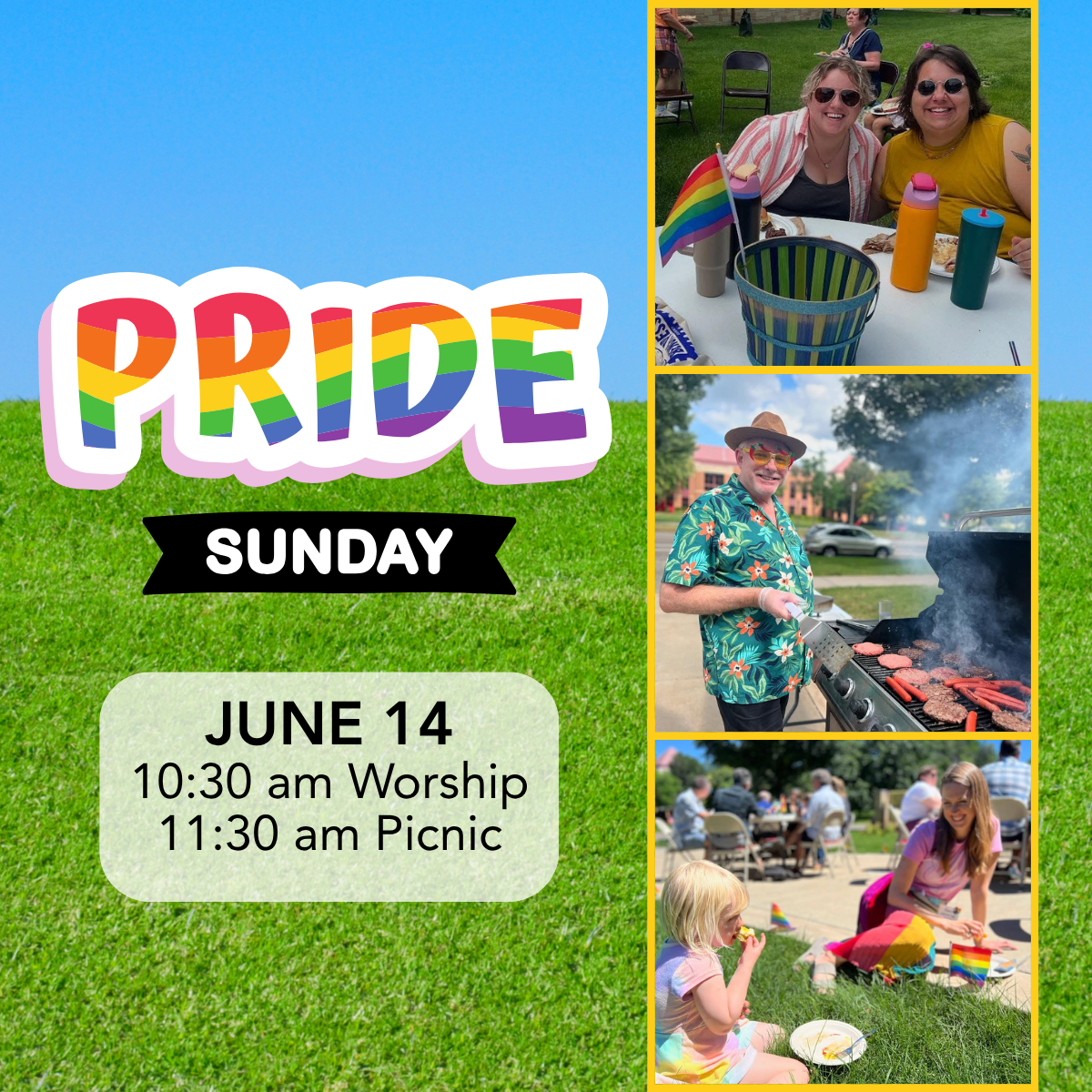 🌈 Pride Sunday Worship &amp; Picnic&nbsp;