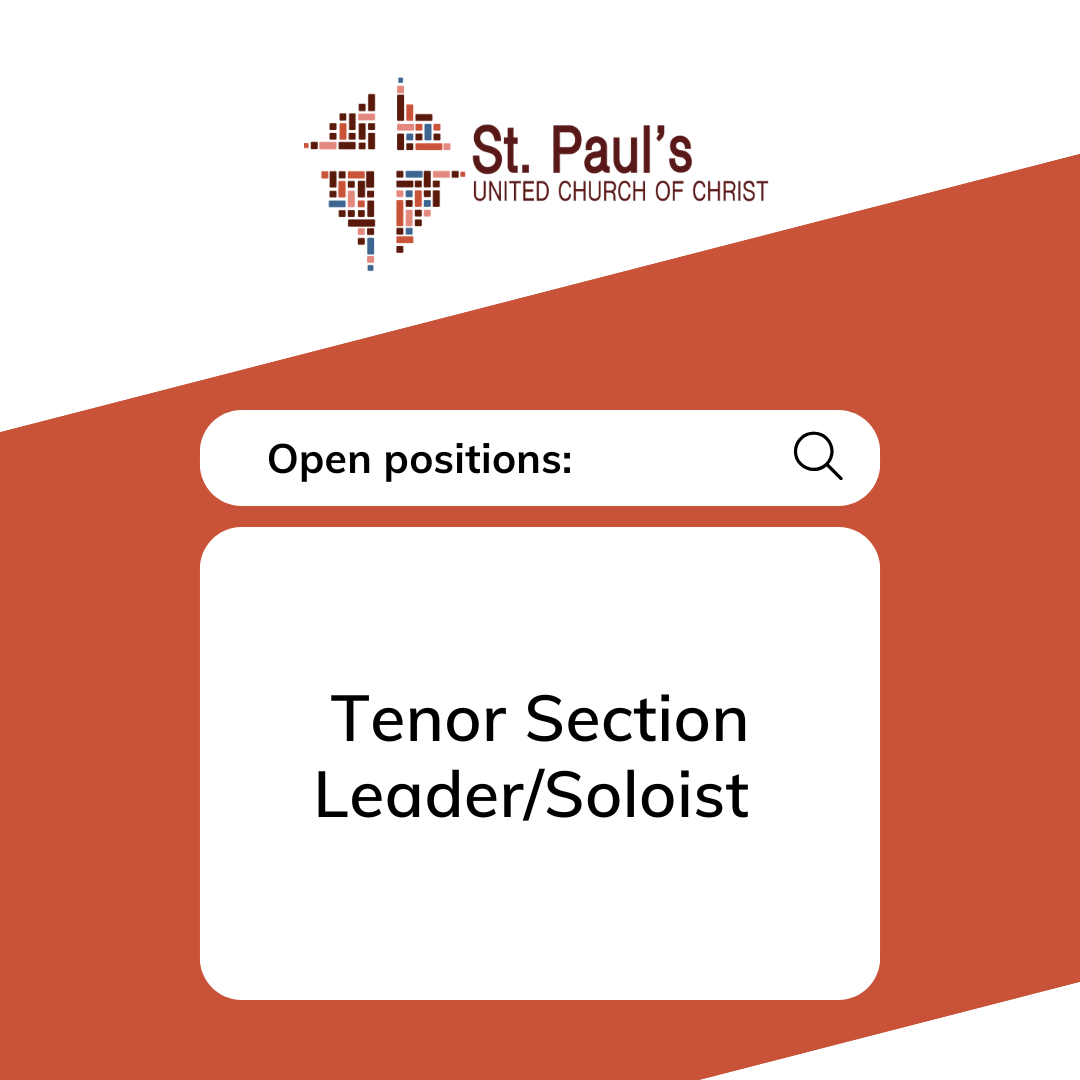 Tenor Section Leader/Soloist