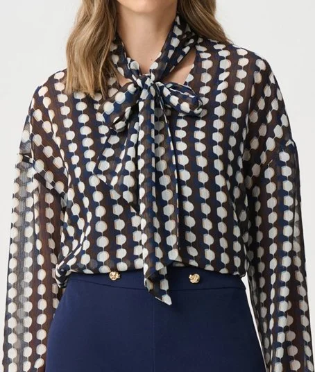 Joseph-Ribkoff-Tie-Neck-Geo-Blouse.jpg