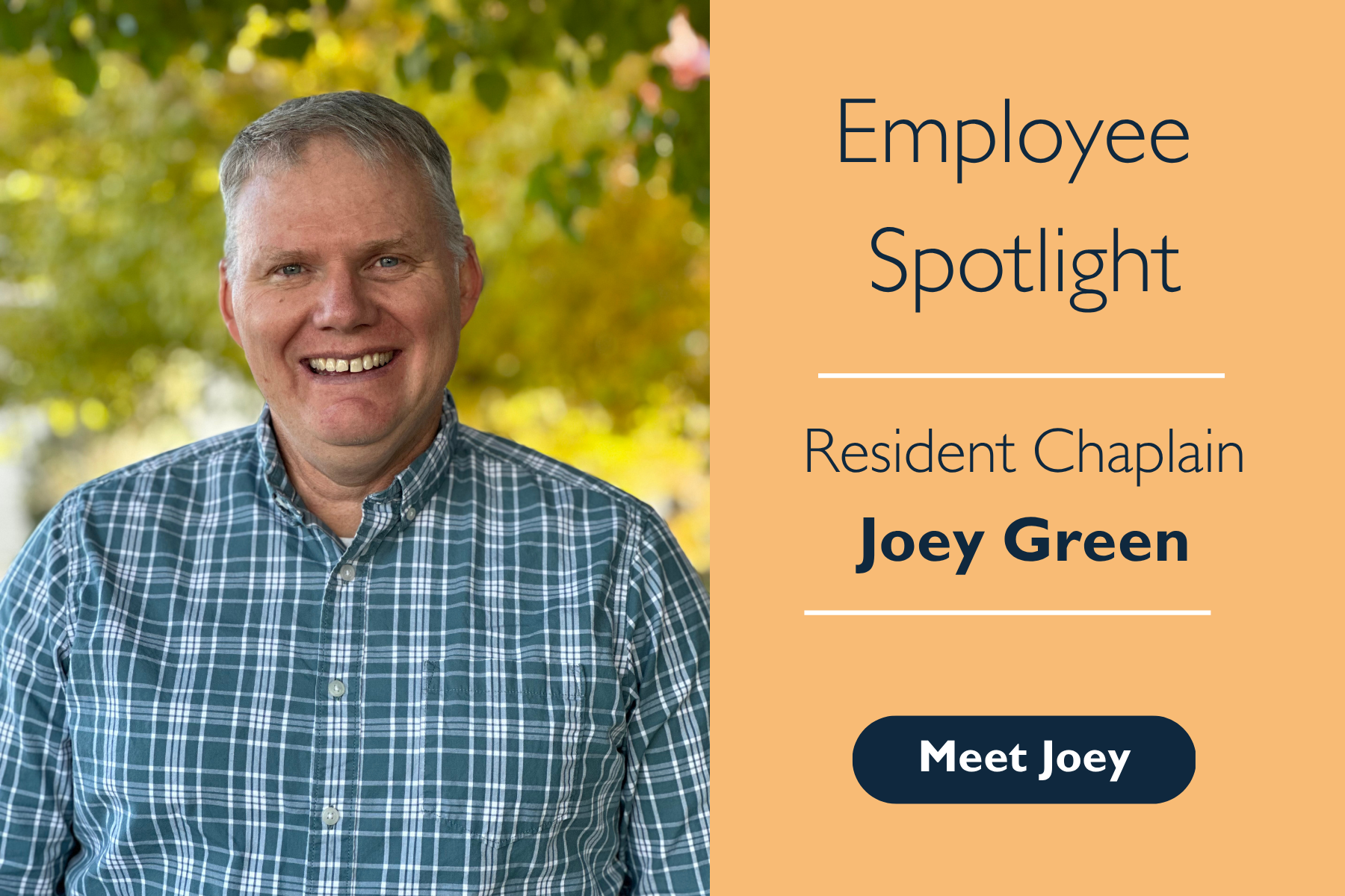 Chaplain Joey Green Trains to Serve Veterans