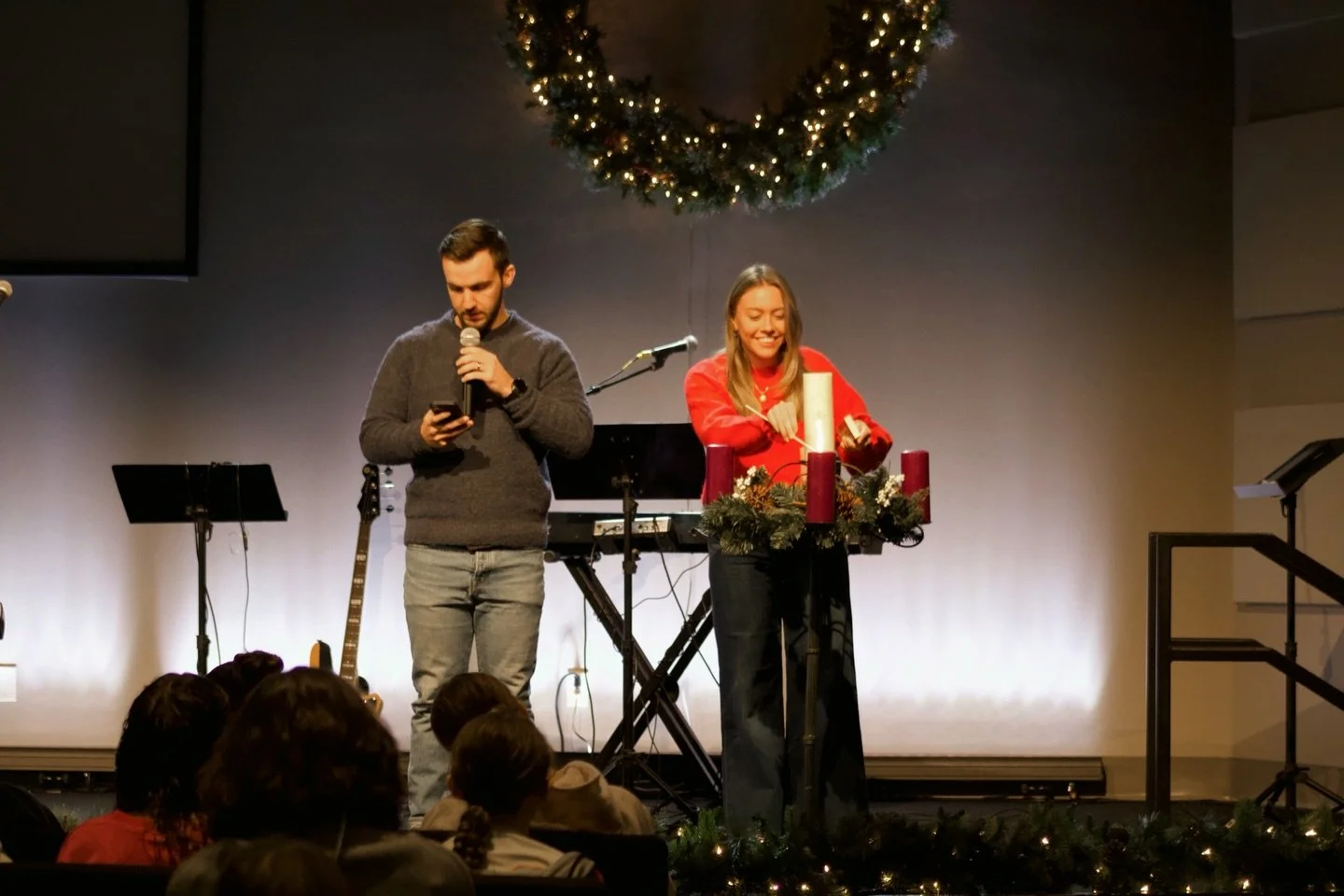 Centering our hearts on God&rsquo;s Word together is so good! This Sunday for Advent, we reflected on Luke 2:8&ndash;20 and were reminded that God is with us in our worship.

#Sunday #Jesus #God #Advent #Godwithus #Sermon #Christian #Explore