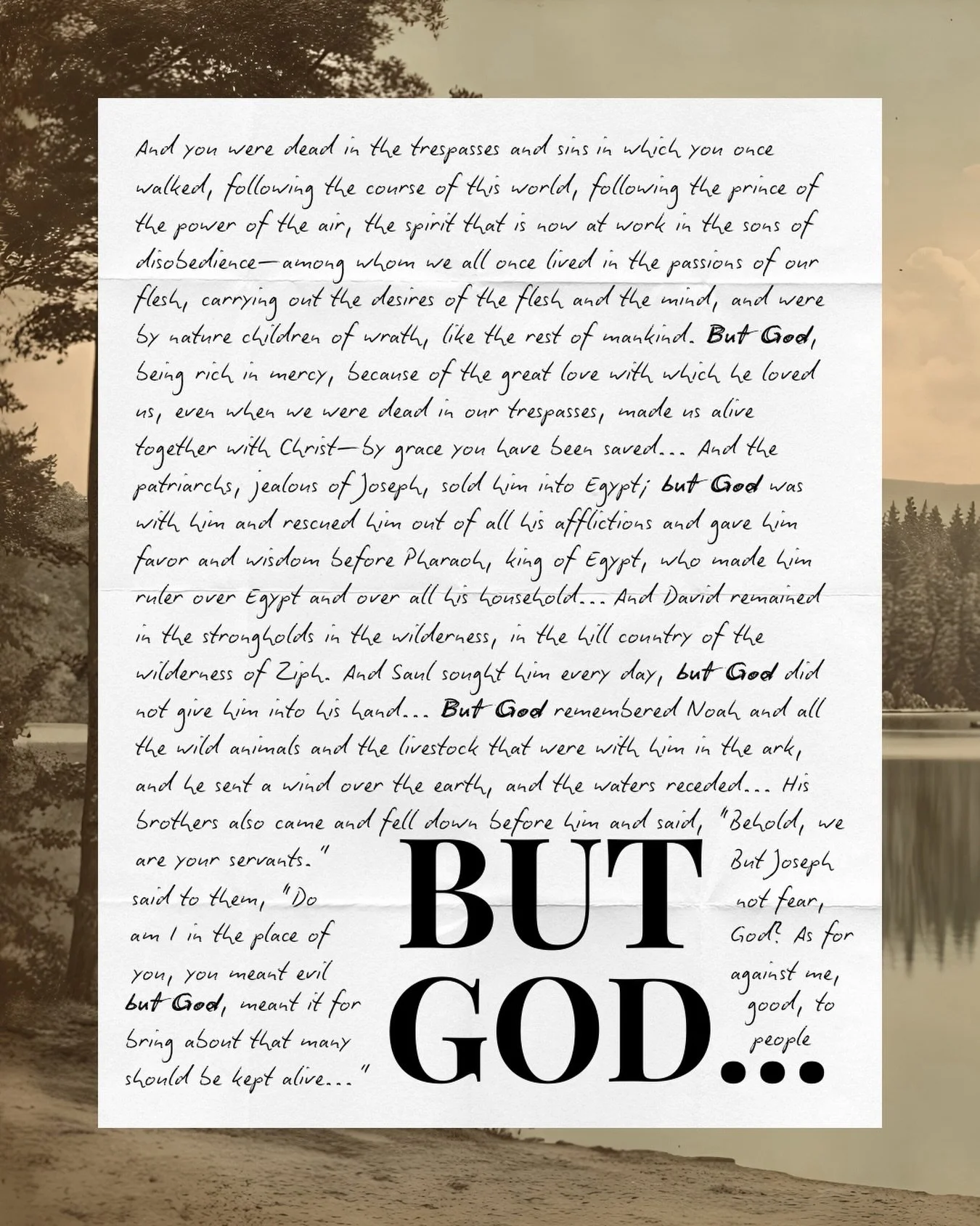 Our new sermon series starts tomorrow called &ldquo;But God&hellip;&rdquo; and you don&rsquo;t want to miss it!!! Come expectant as we dive into this series about God&rsquo;s faithfulness, provision, and might at work!

#sermonseries #God #church #Ch