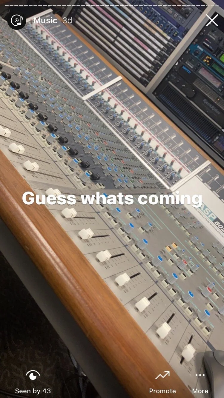 Via @johnanthony.music story on Instagram
