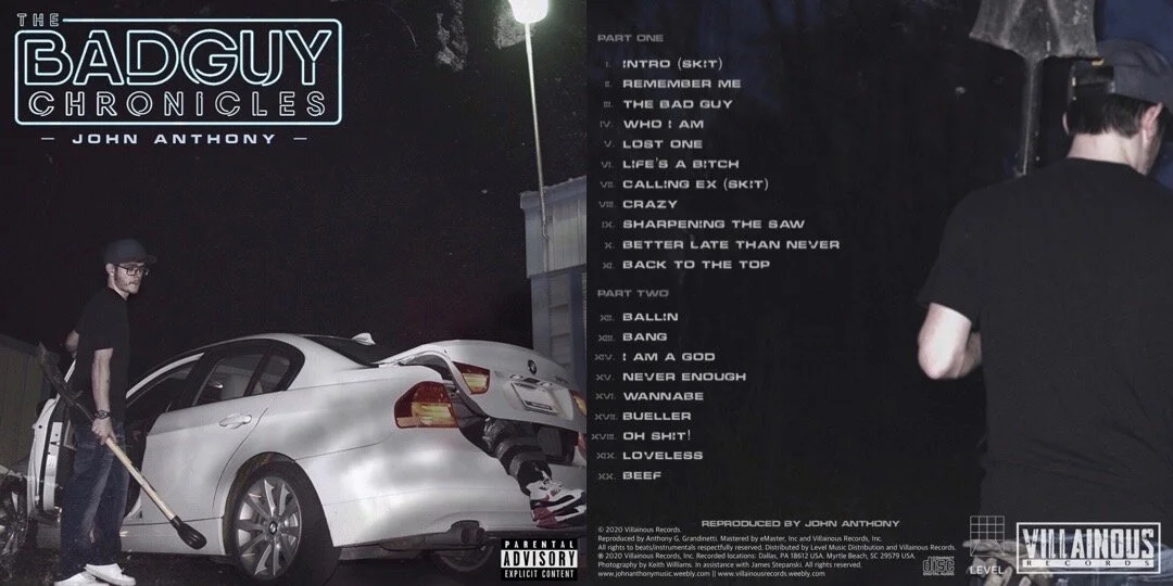 Official cover &amp; tracklist for “The Bad Guy Chronicles”.