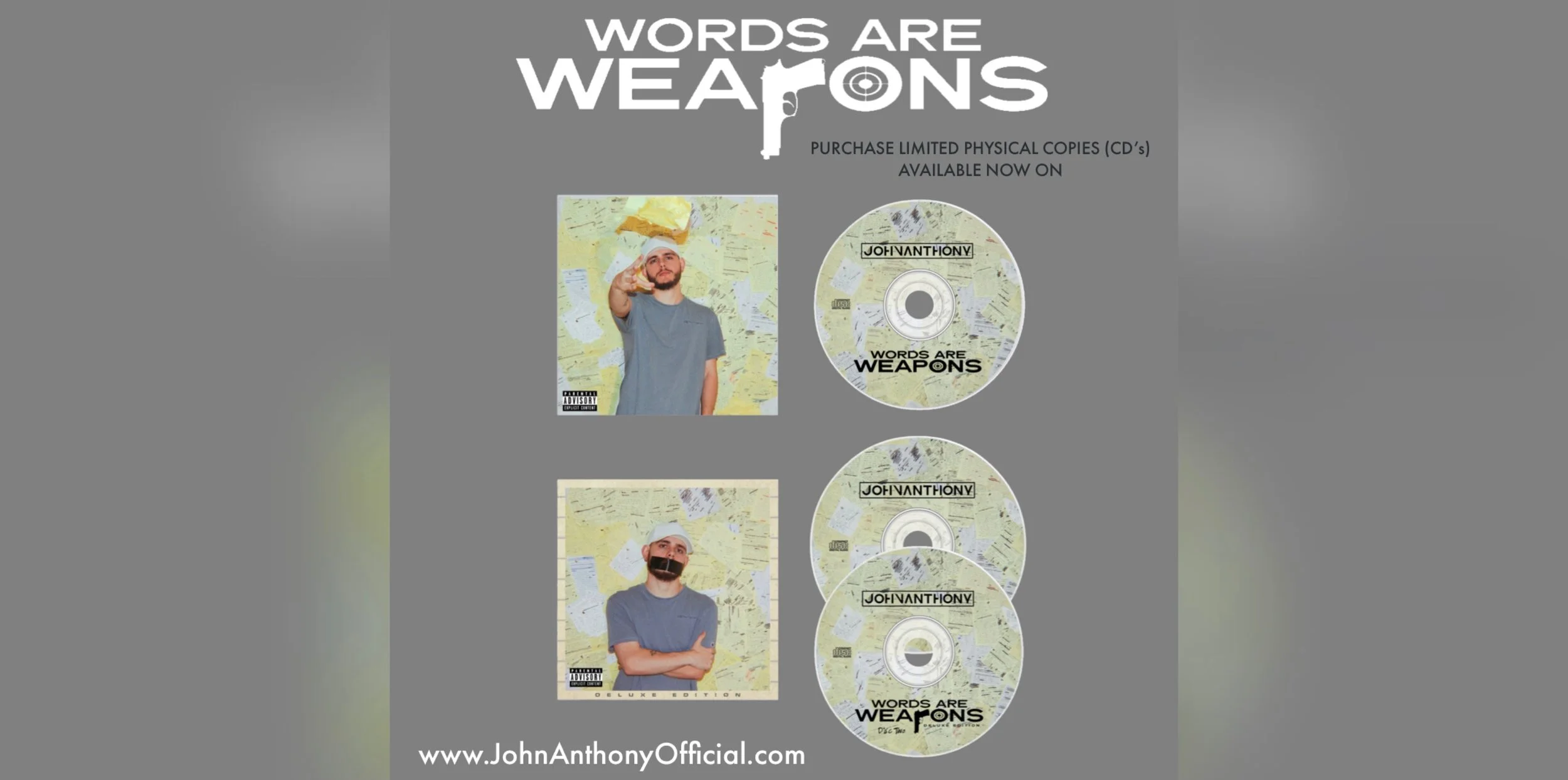 CD copies of Words Are Weapons available now!