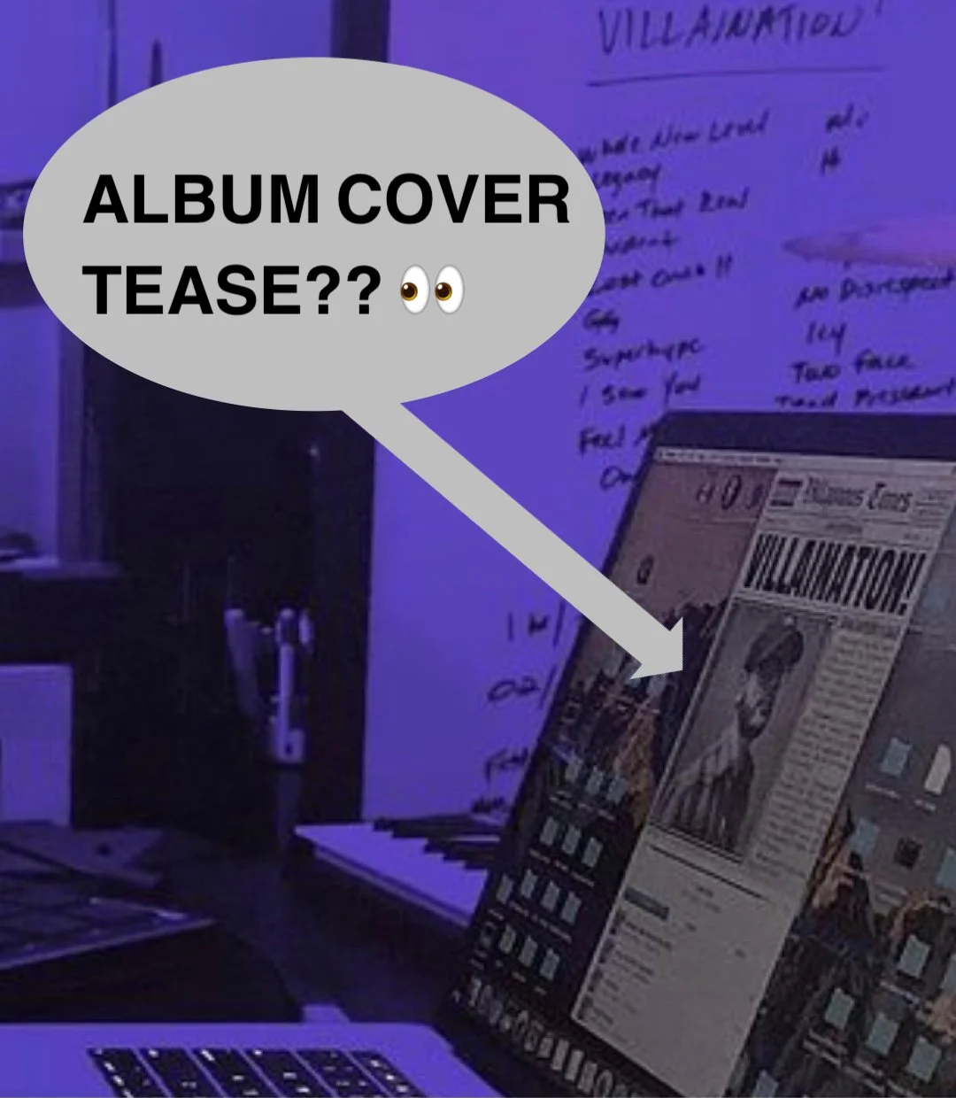 Possible “Villaination!” Album Cover???