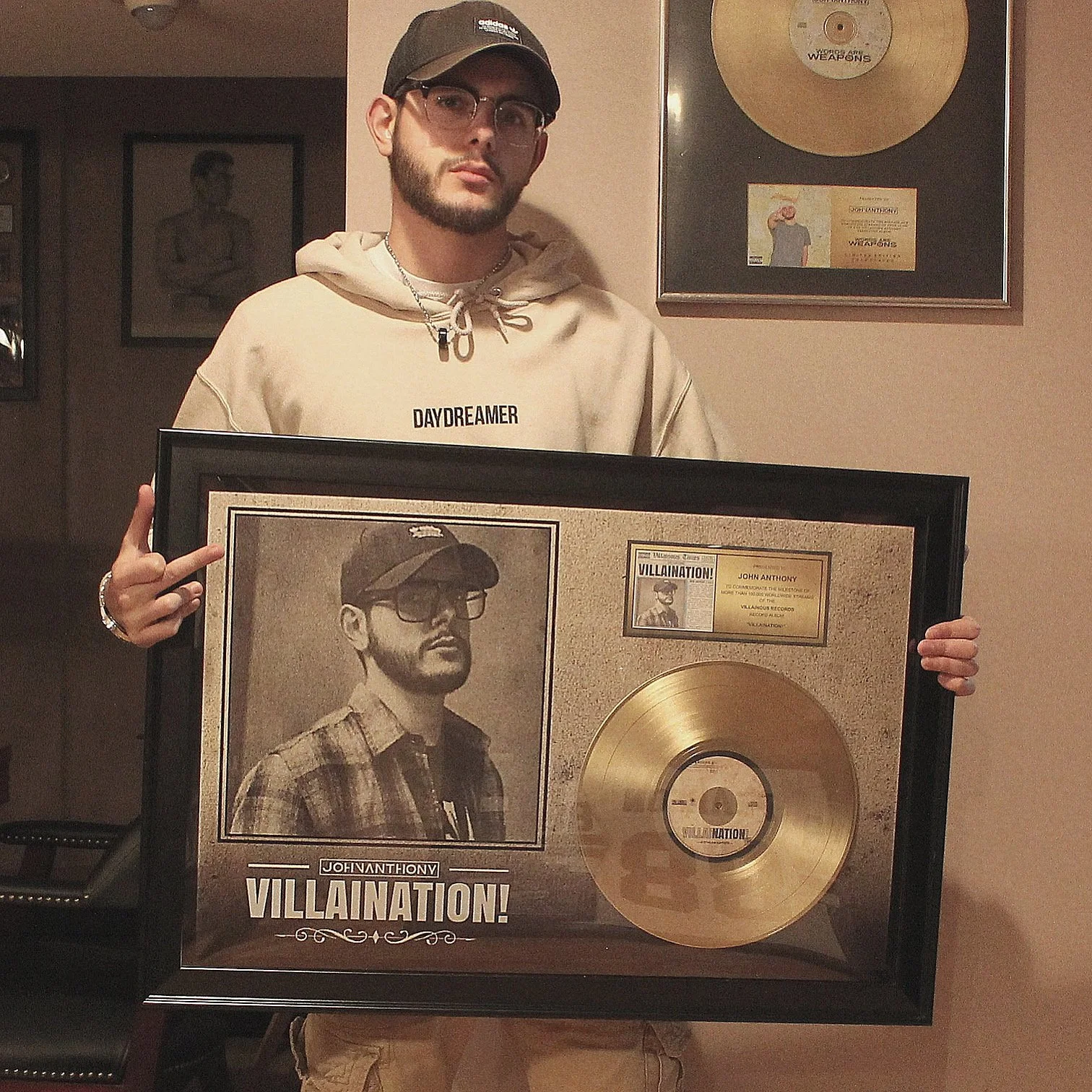 John Anthony Receives Award for Villaination!