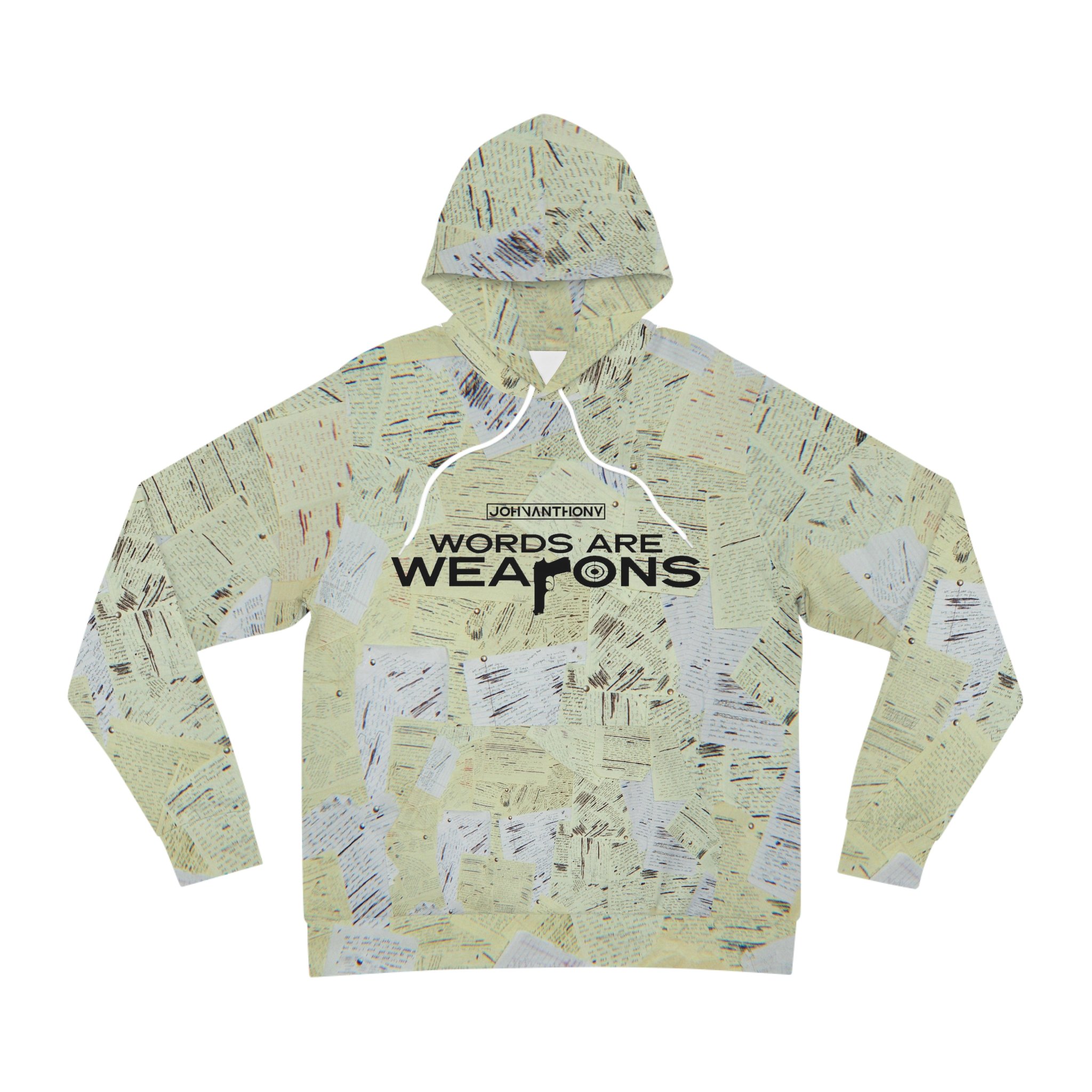 WORDS ARE WEAPONS (CUSTOM) - HOODIE