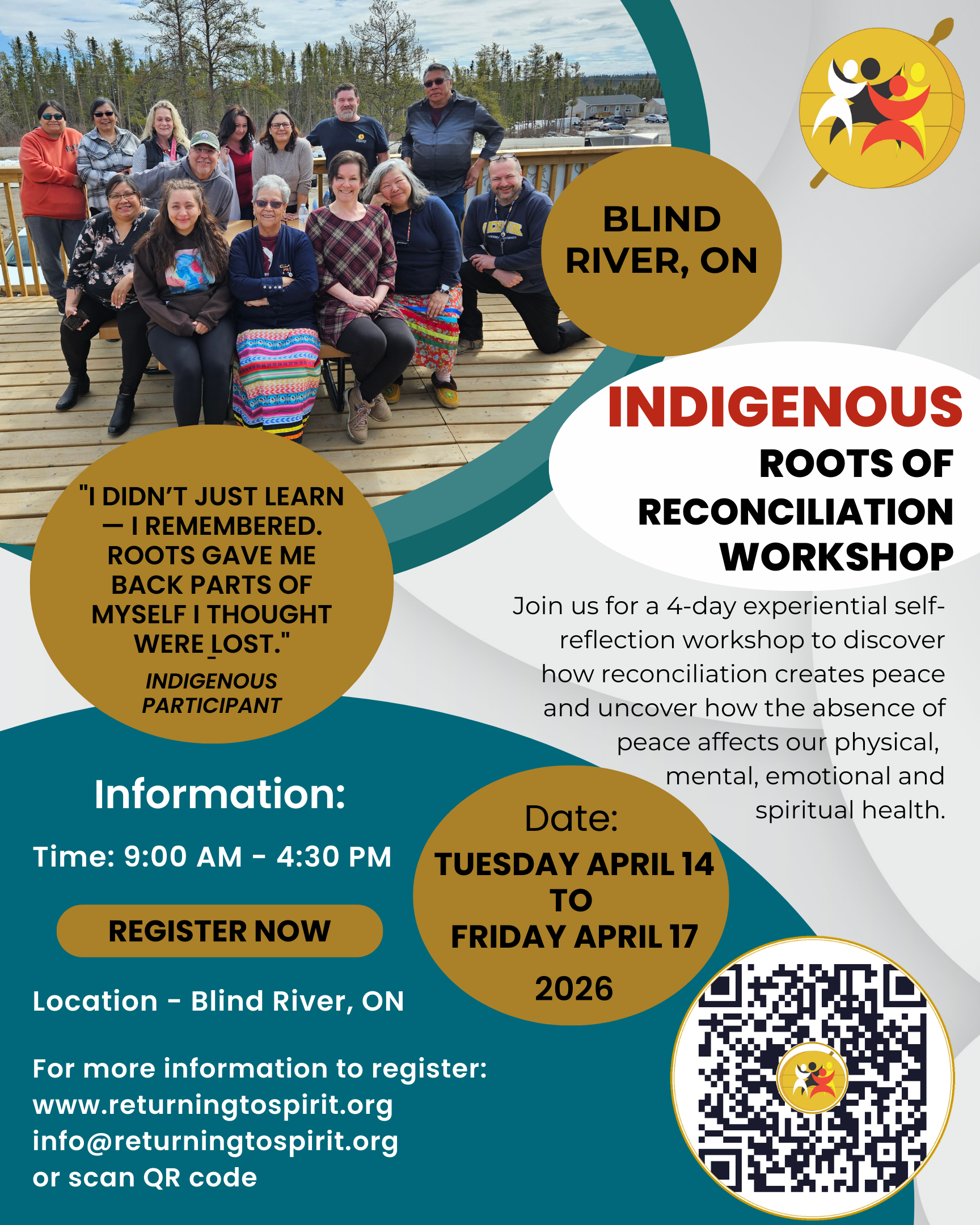 Blind River Indigenous 4-day Roots Of Reconciliation