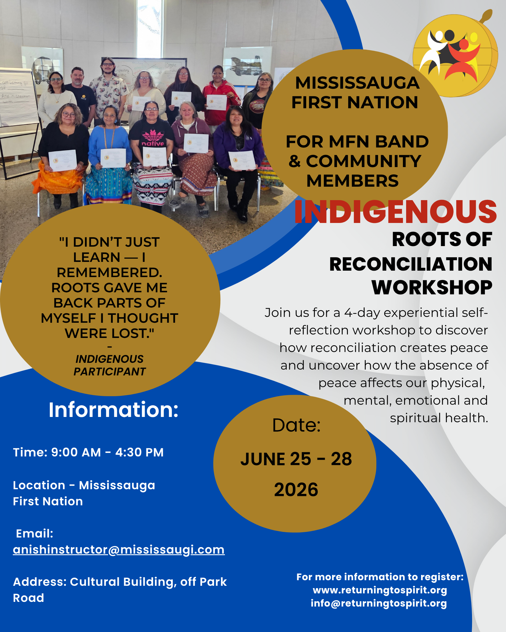 Roots of Reconciliation Mississauga First Nation, ON