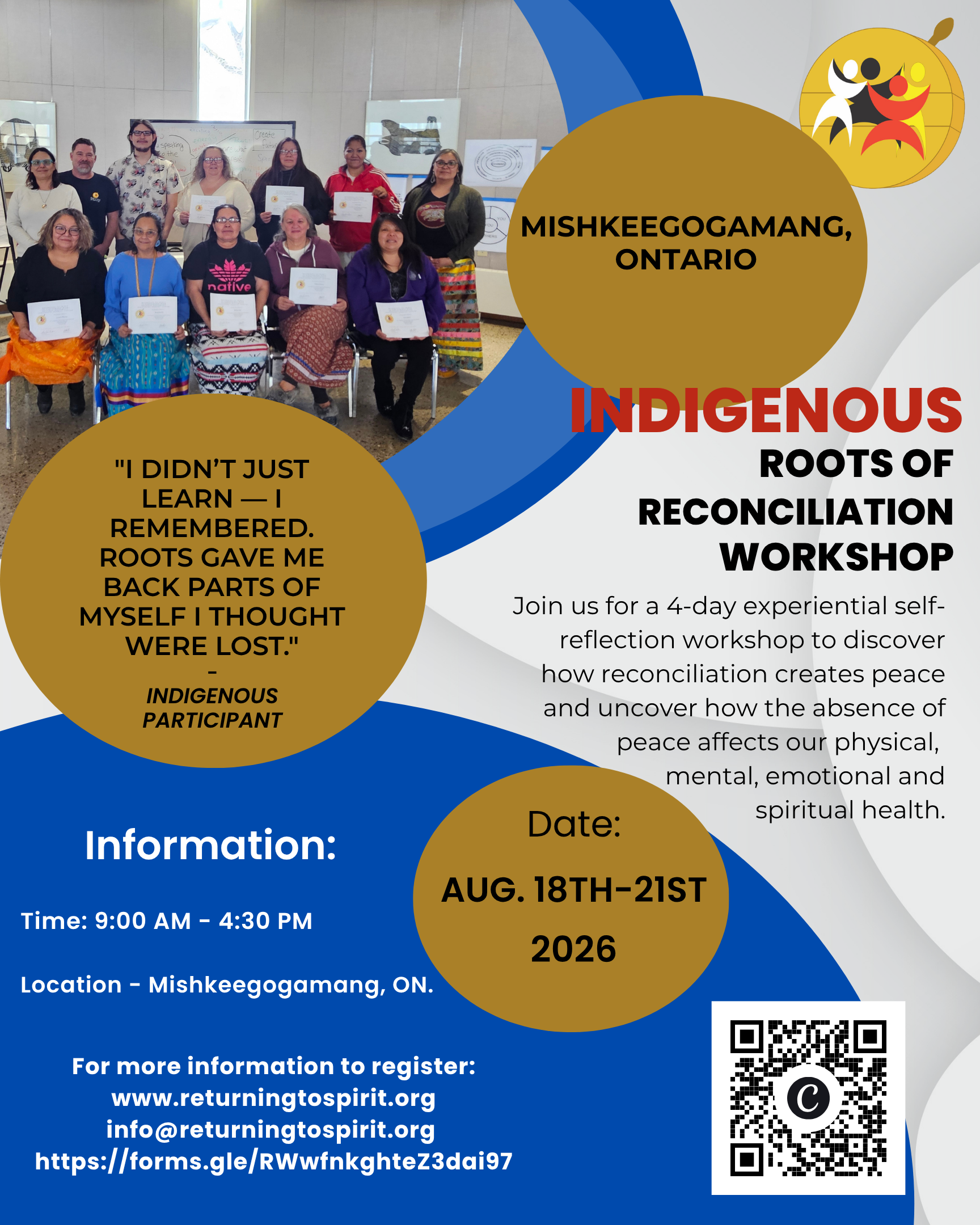 Roots of Reconciliation Mishkeegogamang, ON 