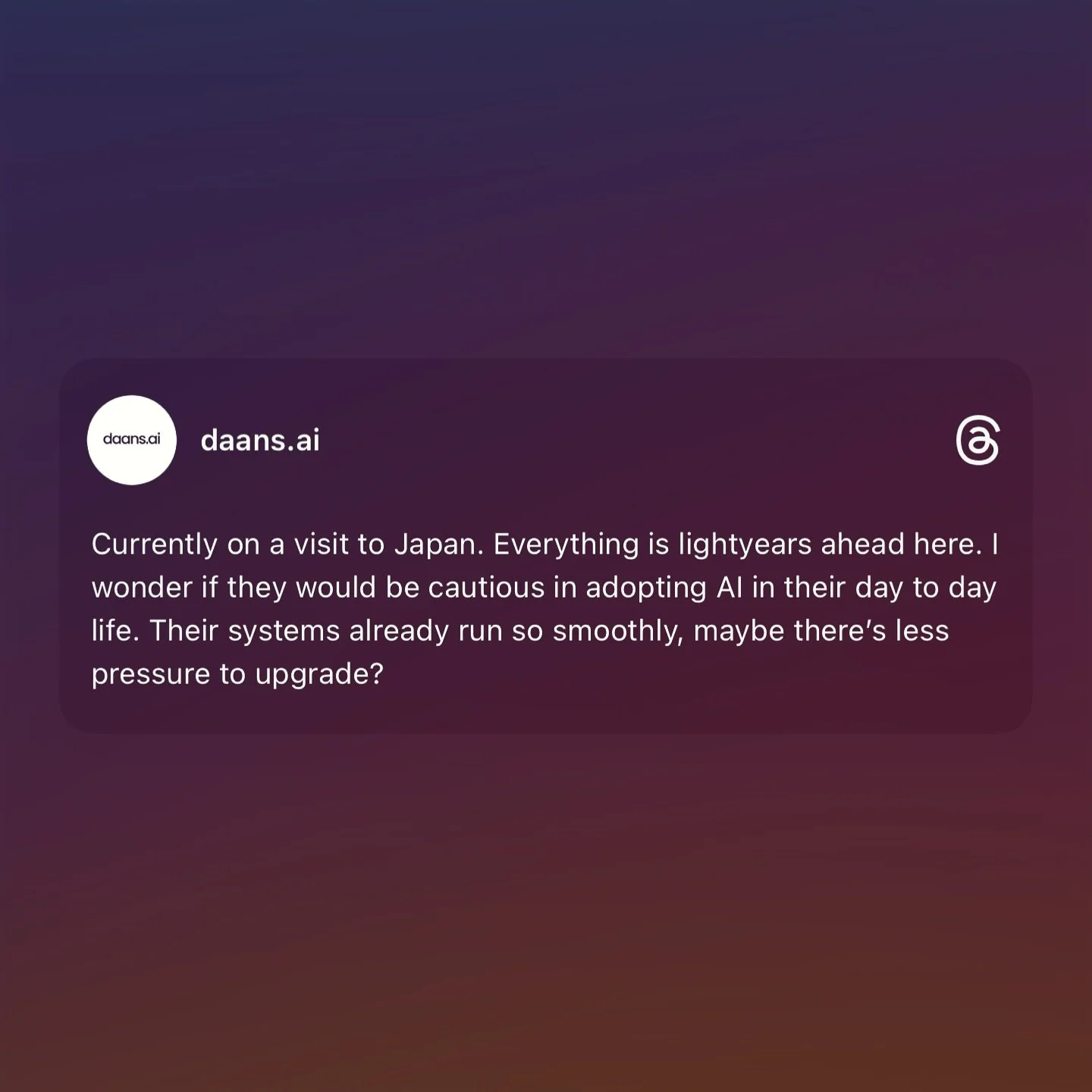Everything just works so well. Not in a flashy, futuristic way&hellip; but in how smooth life runs
