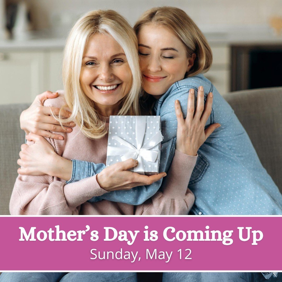 Mother's Day is right around the corner on Sunday, May 12th.  Start planning now to make sure Mom has an amazing day. 💐 Need gift ideas? Consider a Visa Gift Card. They can be loaded with any dollar amount and can be used anywhere Visa cards are acc