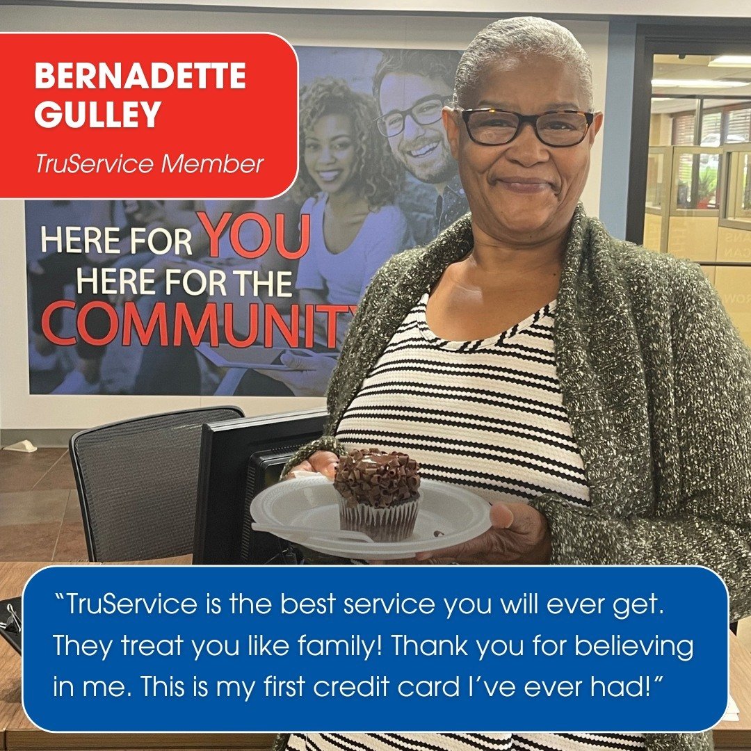 Being here FOR YOU is our #1 goal. ❤️ So, we love it when our amazing members share their success stories with us! Member Bernadette Gulley recently shared this message: 

&ldquo;TruService is the best service you will ever get. They treat you like f