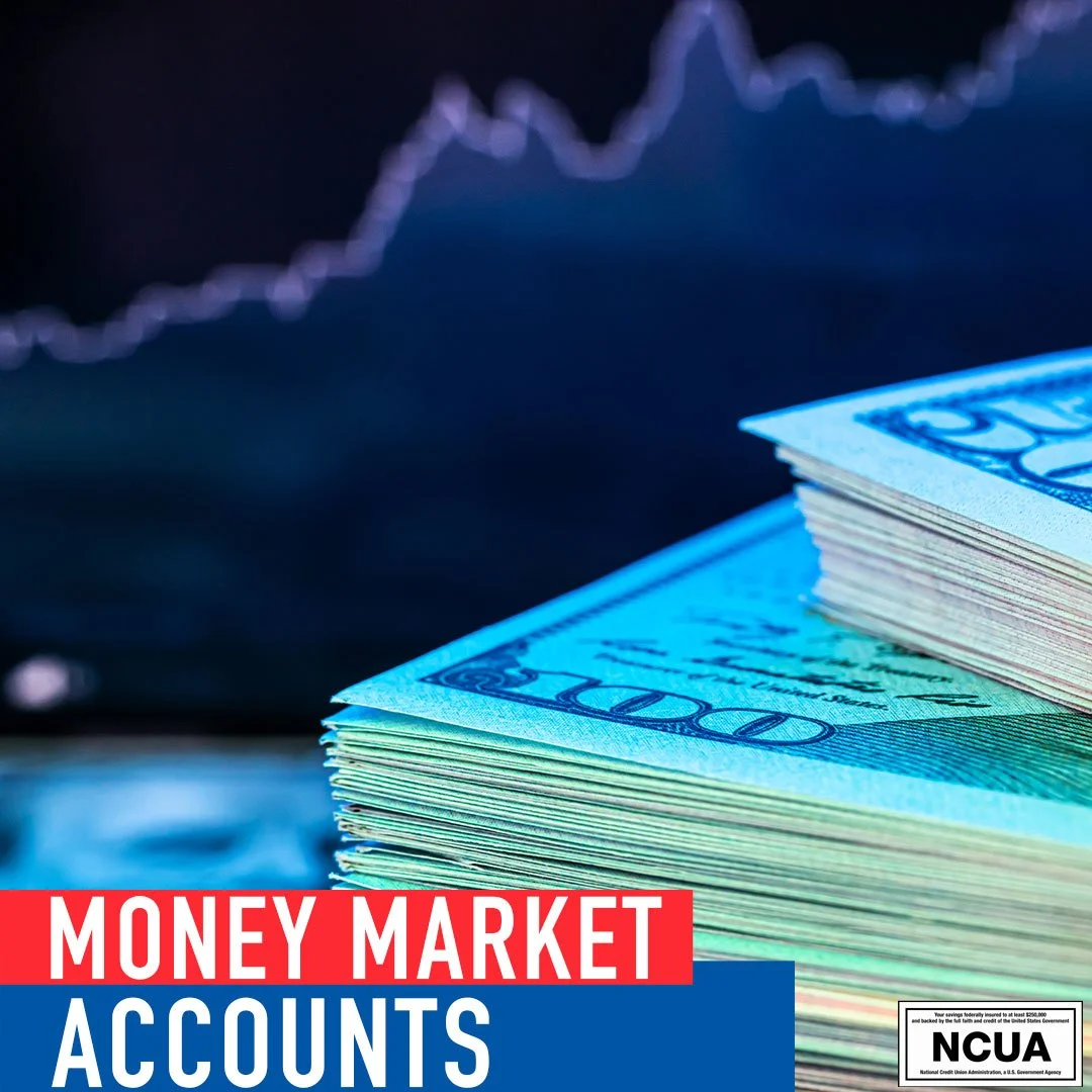 Want to invest your savings but still have easy access to it? Then a Money Market account may be the perfect option for you. Here's how it works:

💰 Maintain a $2,500 balance in the account
💰 Access penalty-free up to three times a month 
💰 Watch 