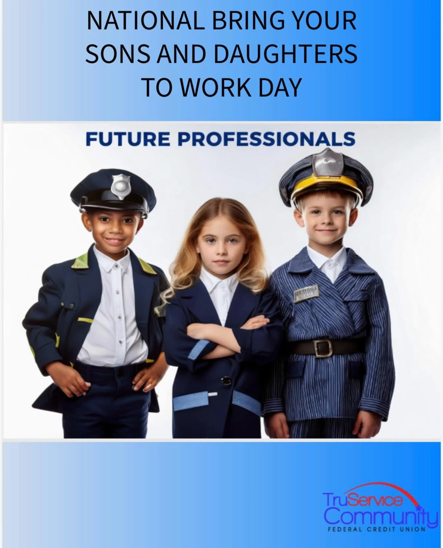 👨&zwj;👩&zwj;👧&zwj;👦✨ Today is National Bring Your Sons and Daughters to Work Day! ✨
 Today we&rsquo;re celebrating curiosity, big dreams, and the future generation.

💭 What did you want to be when you grew up? 💼 What do you do now? Did it chang
