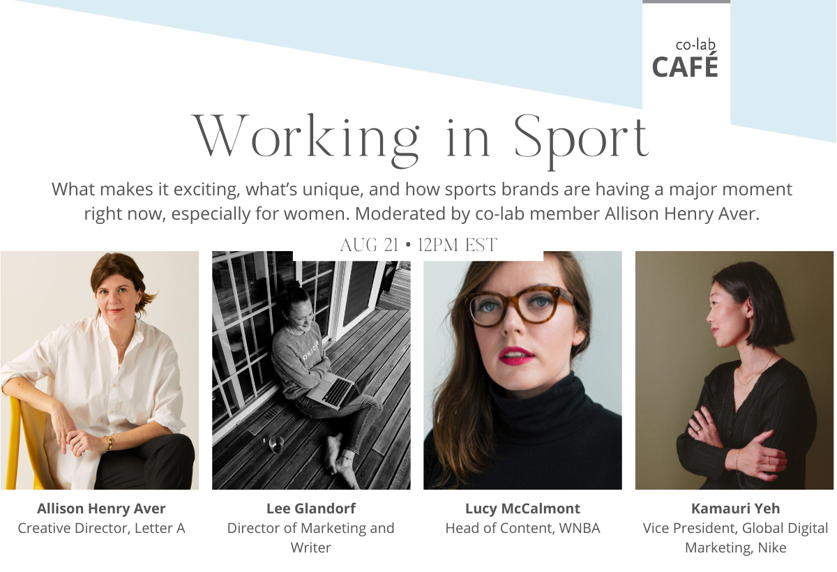 Café co-lab: Working in Sport