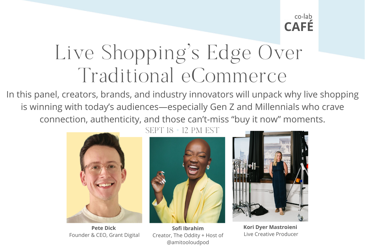 Café co-lab: Live Shopping’s Edge Over Traditional eCommerce