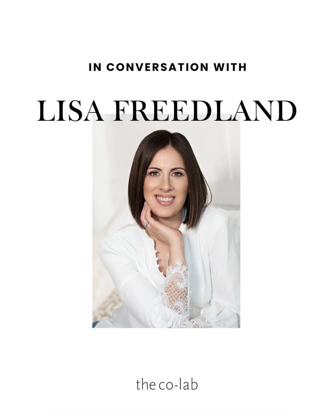 We&rsquo;re so excited to spotlight Lisa Freedland, one of the newest members of co-lab.

Lisa has spent more than 20 years in the fashion industry, starting in apparel and accessories sales and managing private label and licensed business with retai