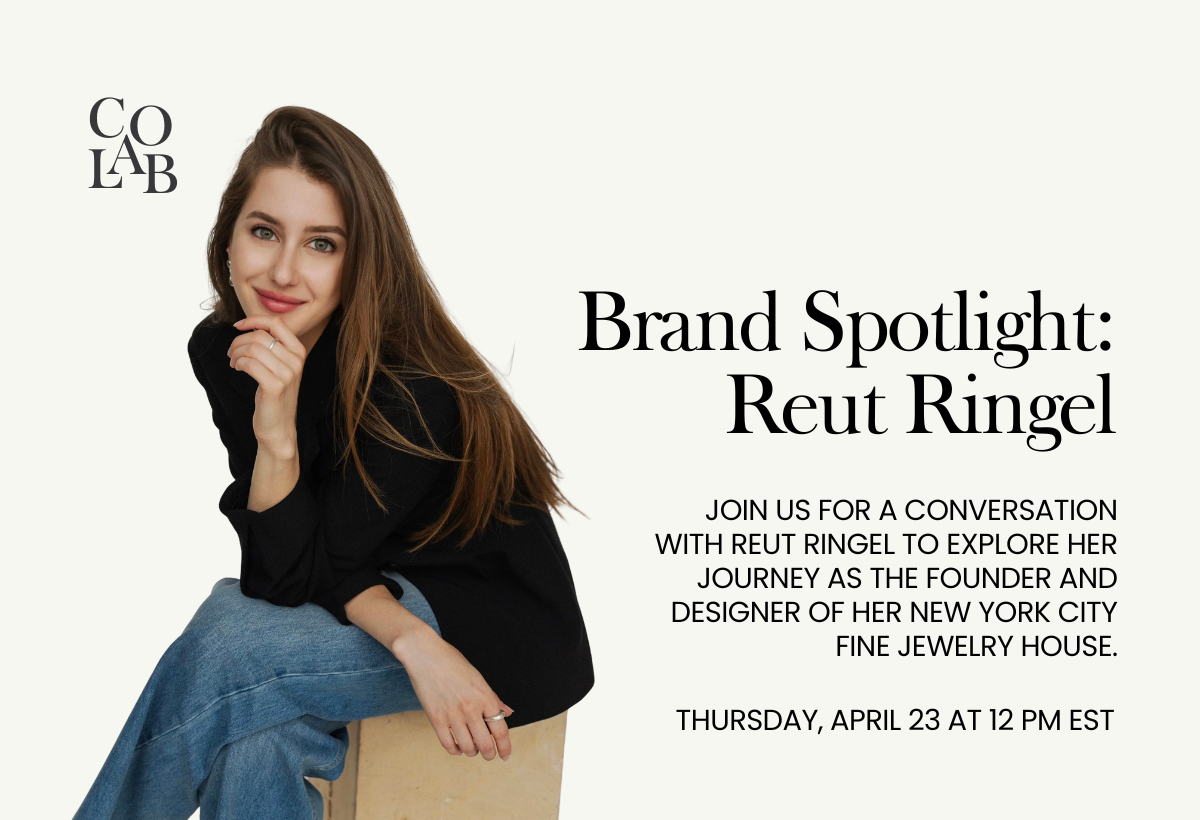 Café co-lab: Brand Spotlight with Reut Ringel, Founder &amp; Creative Director