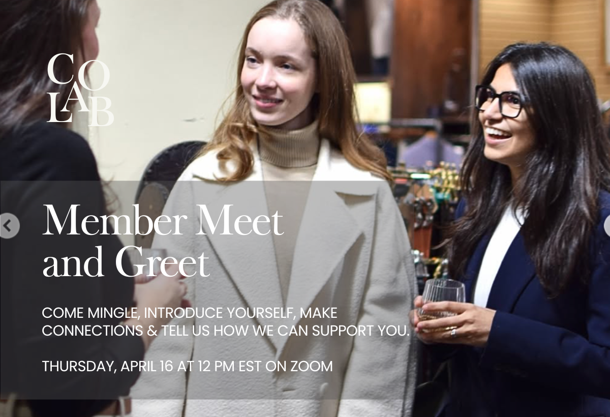 Café co-lab: Member Meet &amp; Greet with Kristy Hurt, Founder of the co-lab