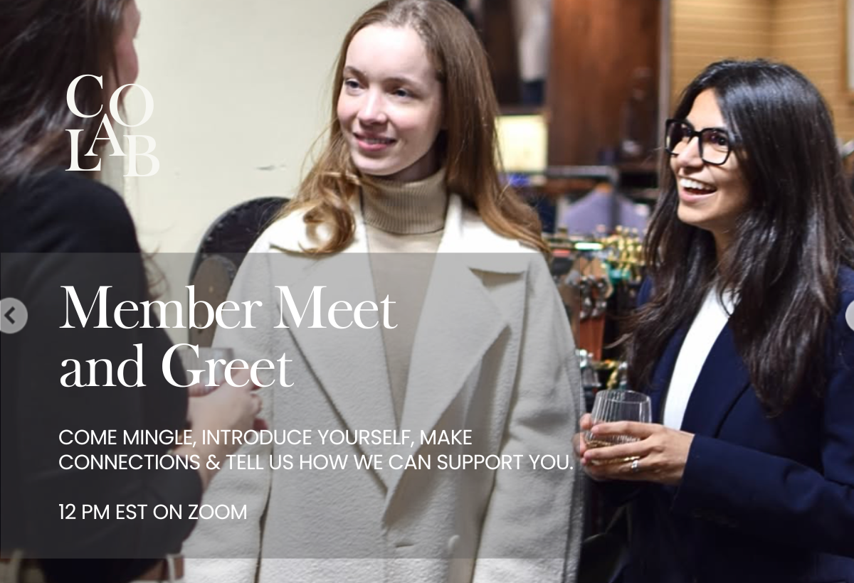 Café co-lab: Member Meet &amp; Greet with Kristy Hurt, Founder of the co-lab