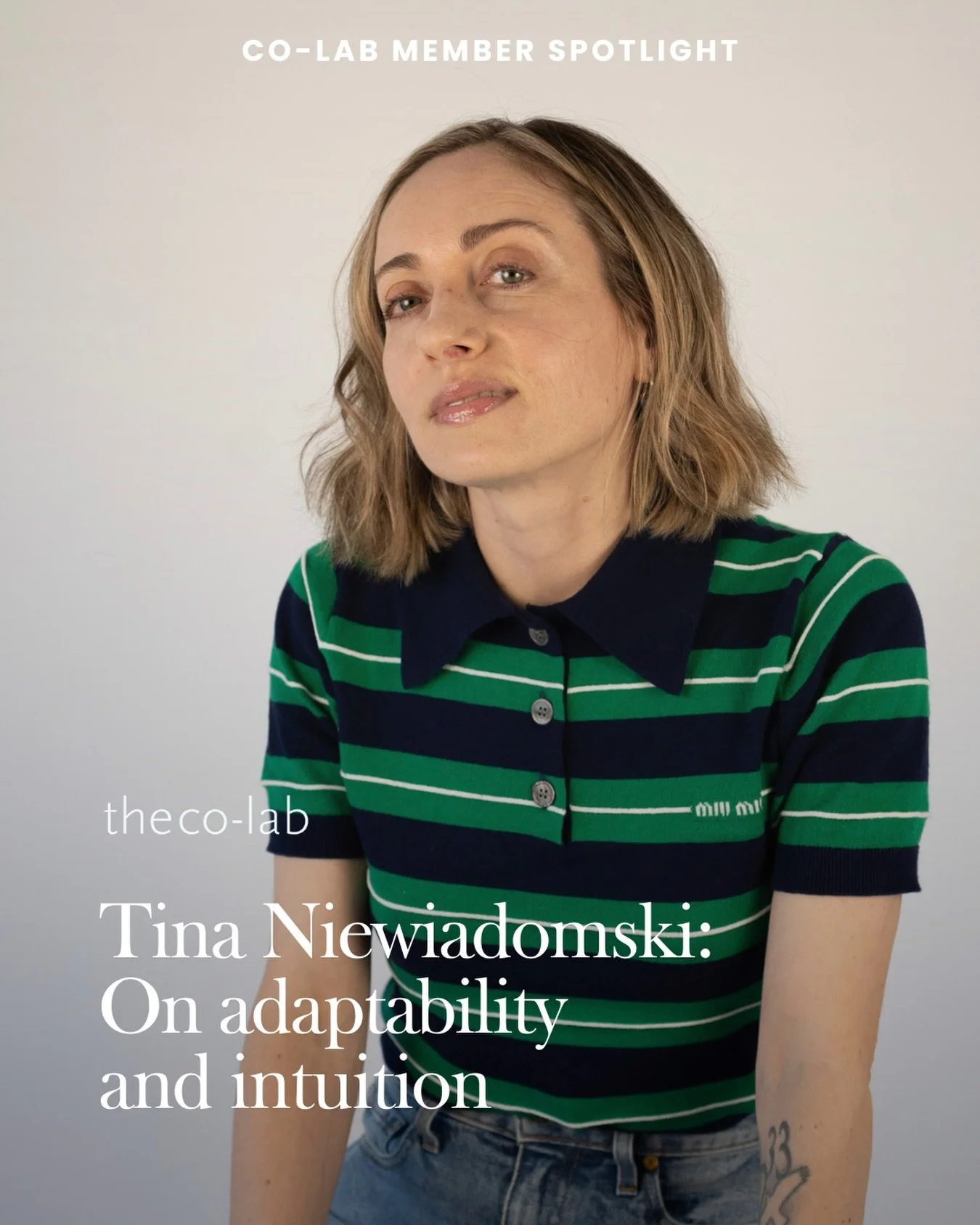 Tina Niewiadomski&rsquo;s career has been shaped by movement &mdash; across countries, industries, and creative disciplines.

She began in Ukraine studying film and television, focused on screenwriting and directing, and quickly moved into TV product